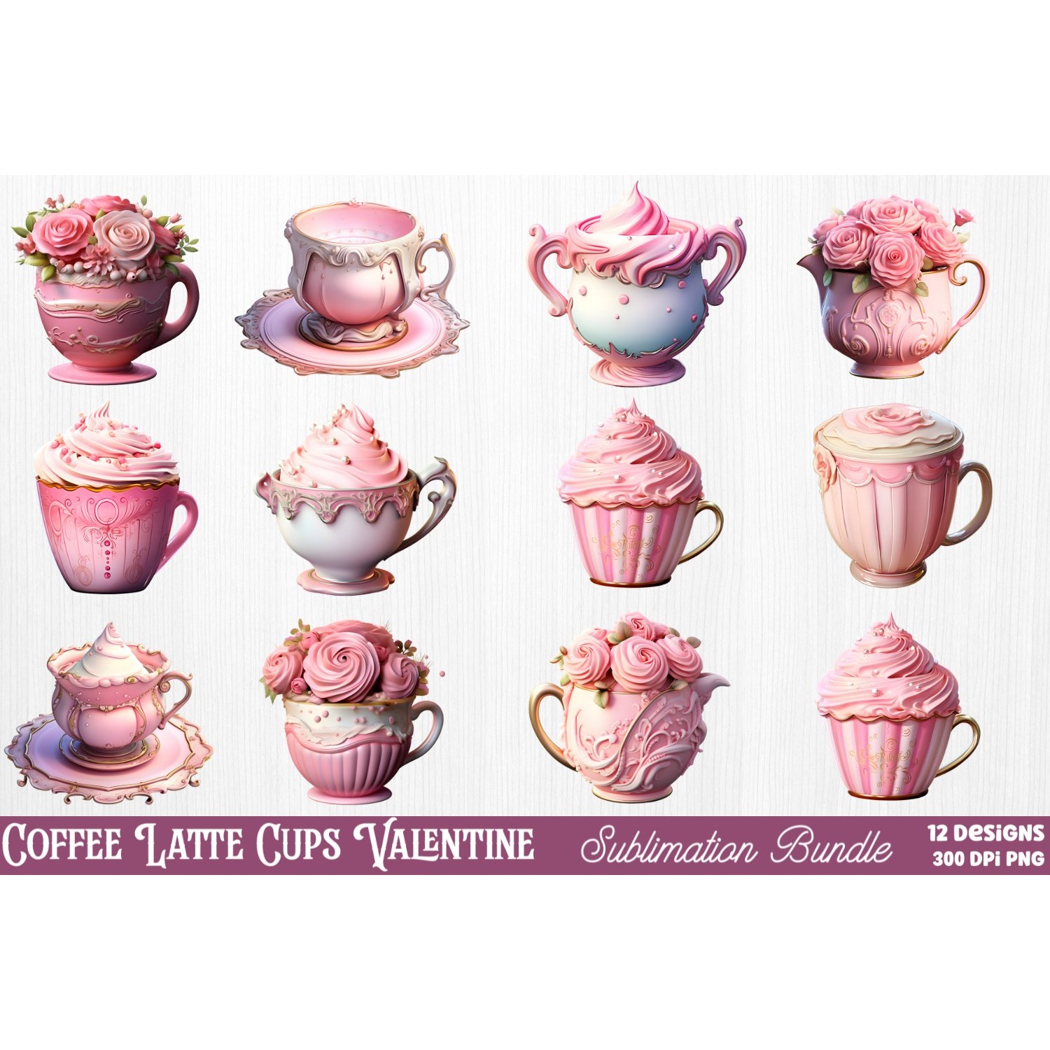 Mega Valentine's Day Clipart Sublimation (2) 22