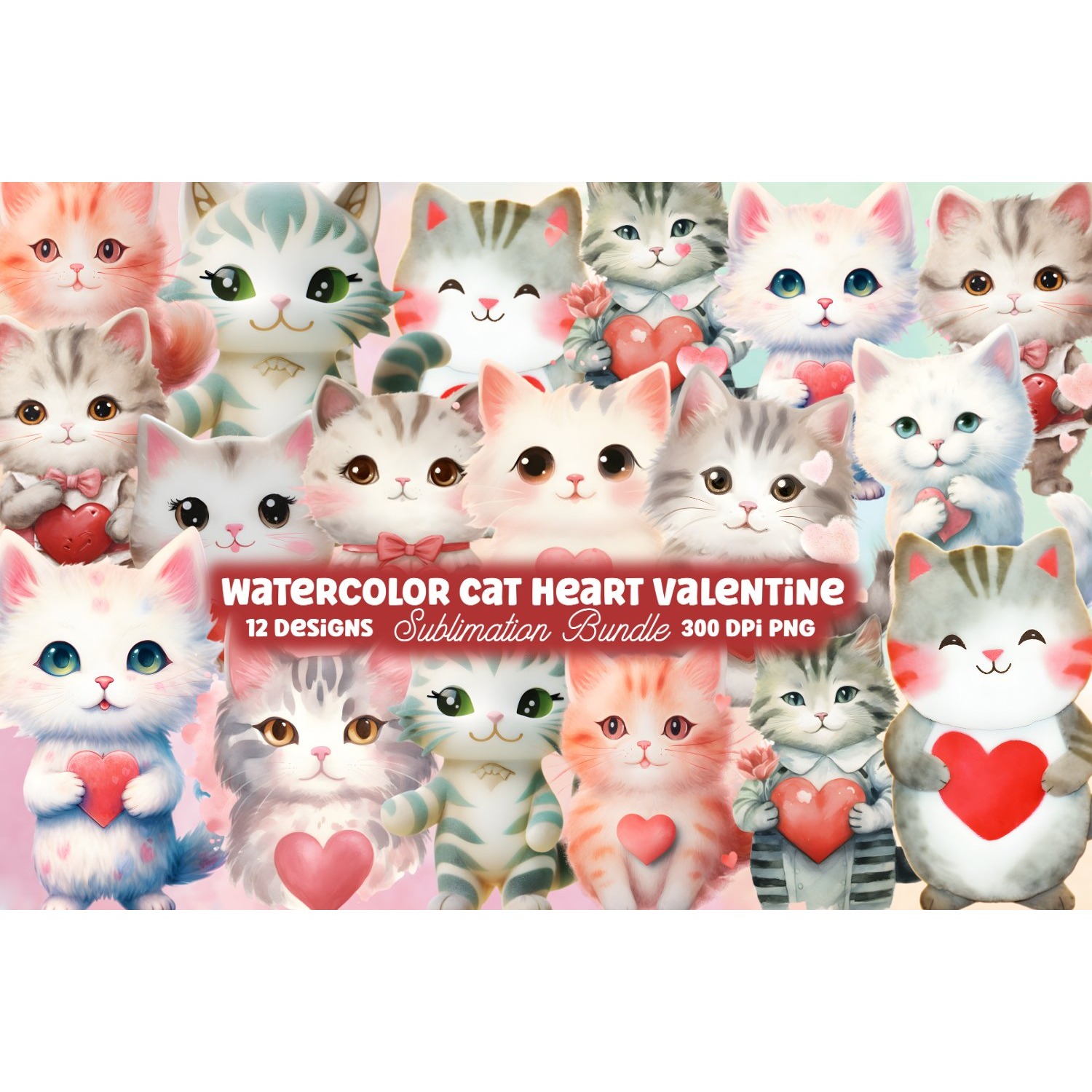 Mega Valentine's Day Clipart Sublimation (2) 24