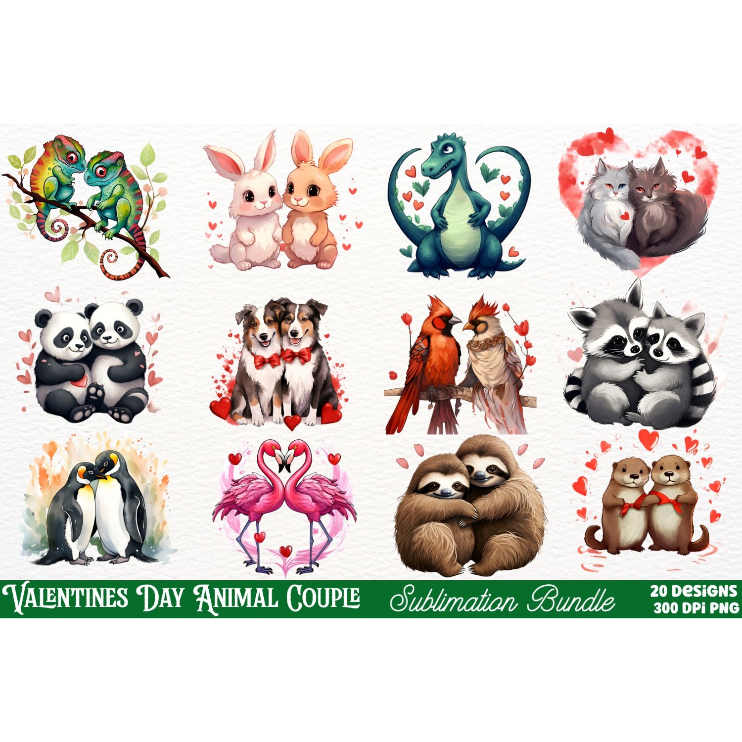 Mega Valentine's Day Clipart Sublimation (2) 7