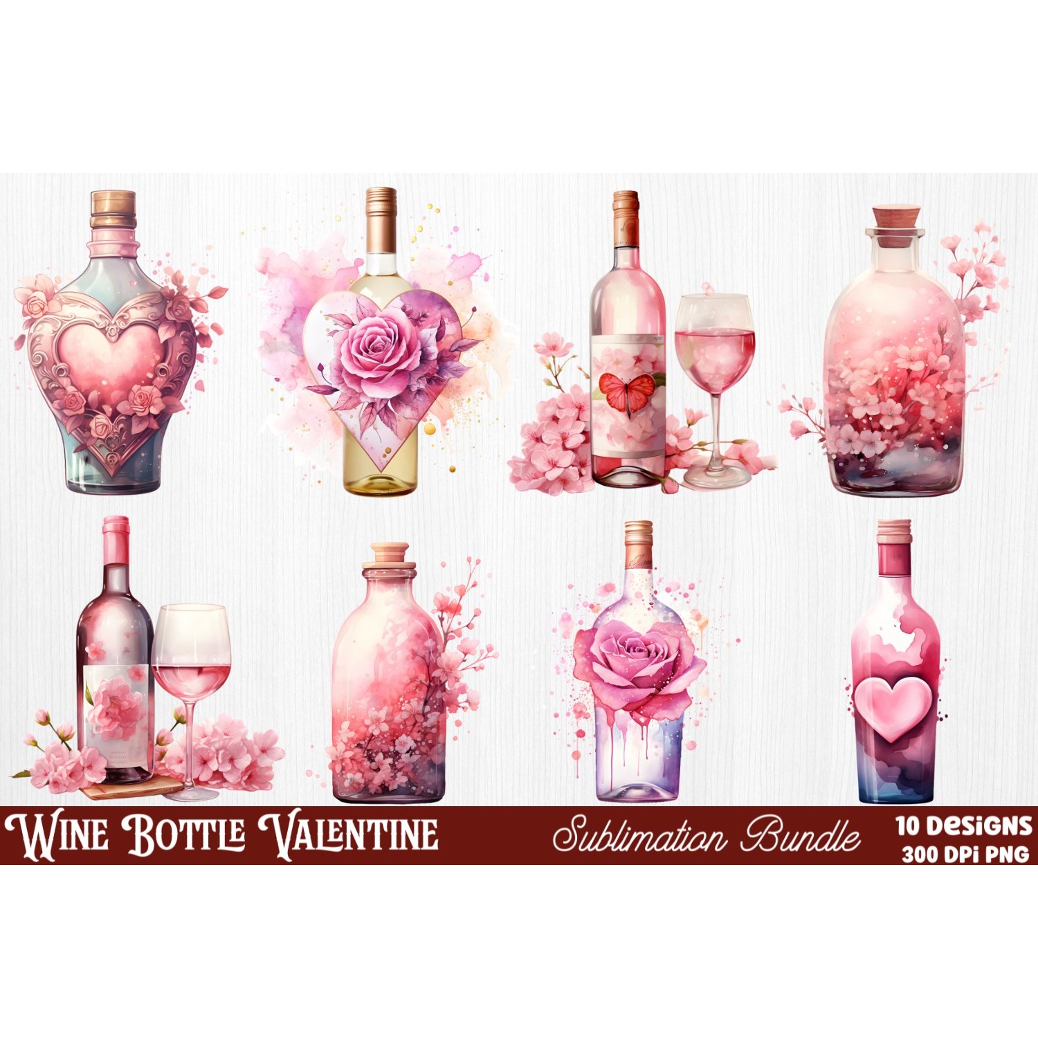Mega Valentine's Day Clipart Sublimation (2) 9
