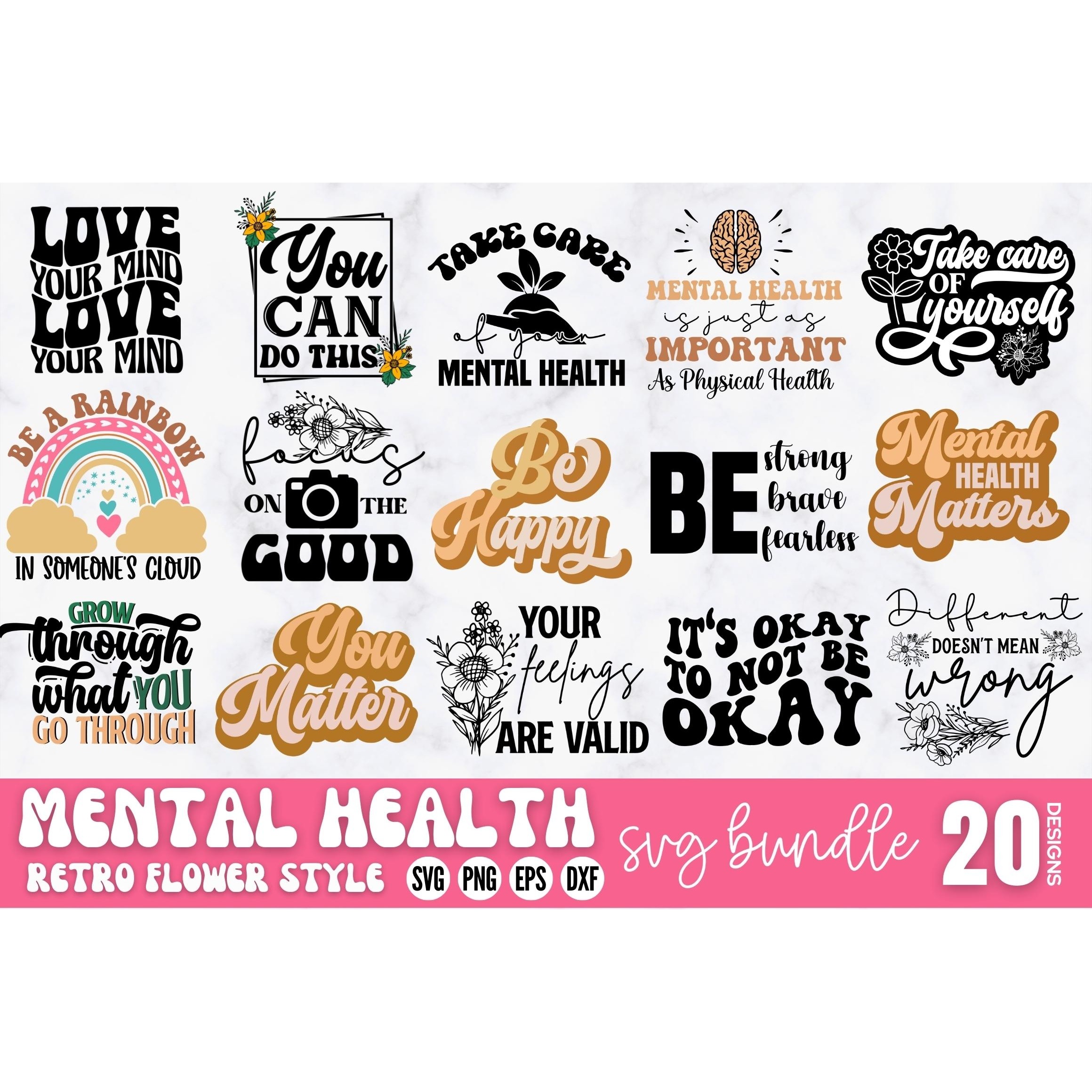 Mental Health SVG Bundle (2)