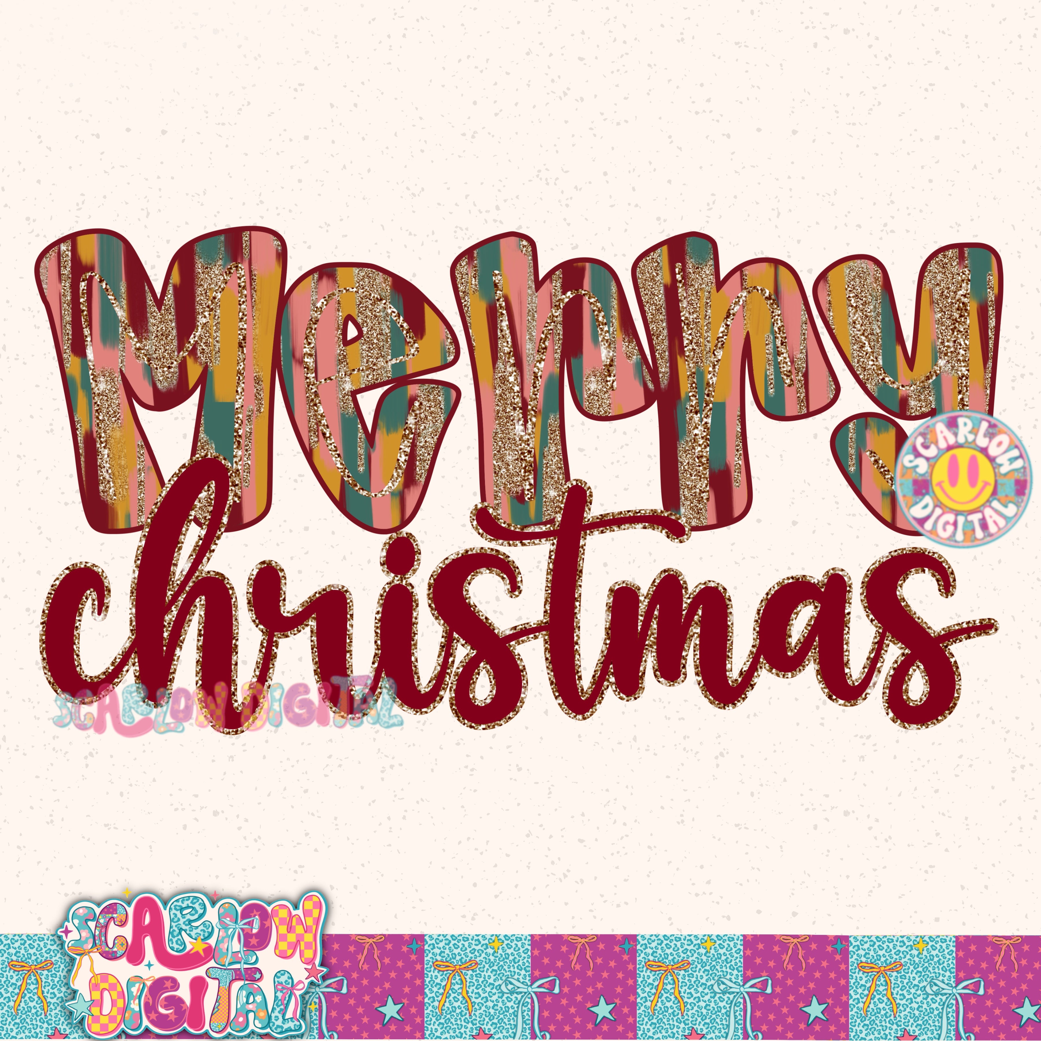 Merry Christmas PNG Digital Design 2