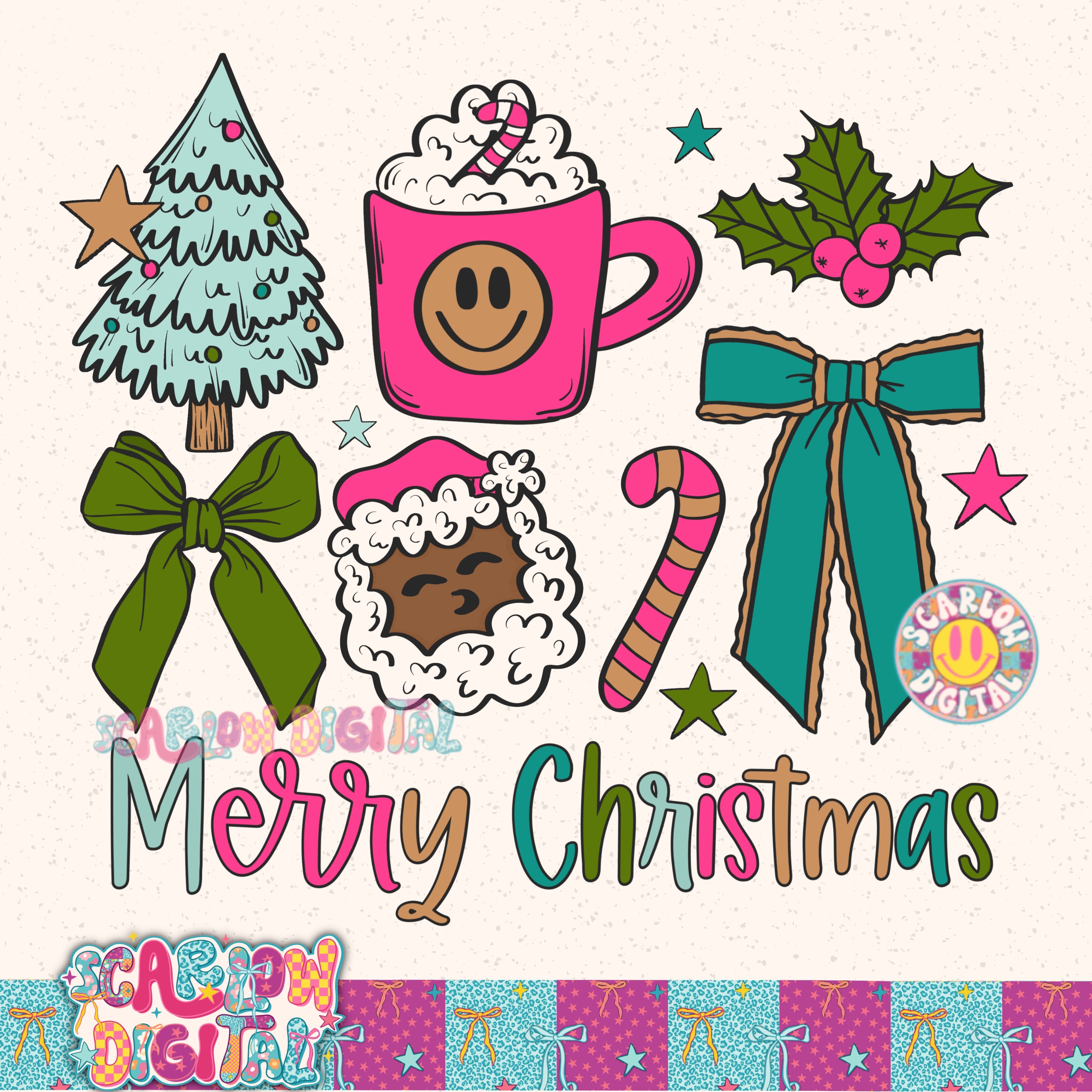 Merry Christmas PNG Digital Design 2