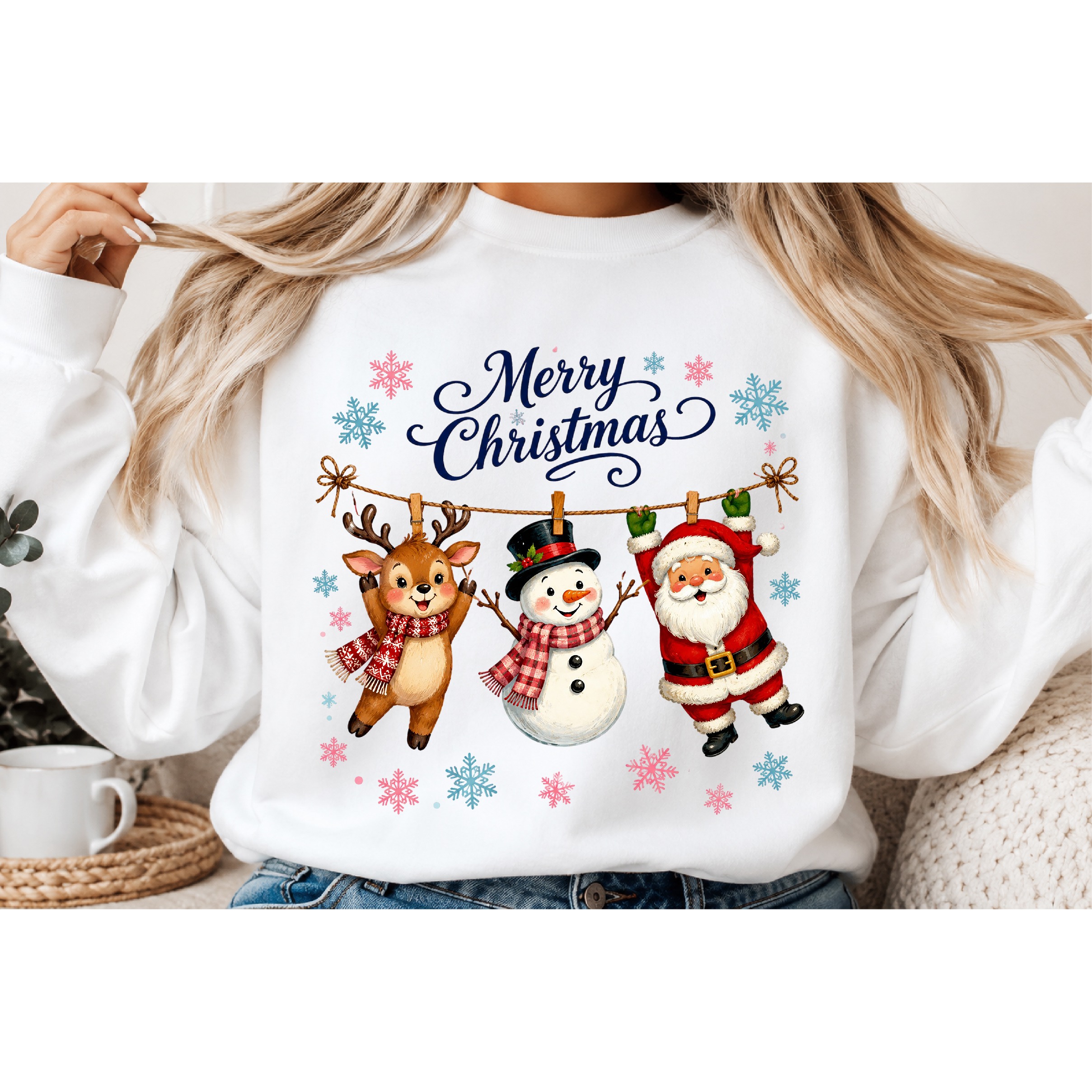 Merry Christmas PNG, Preppy Stripes Christmas Png 2