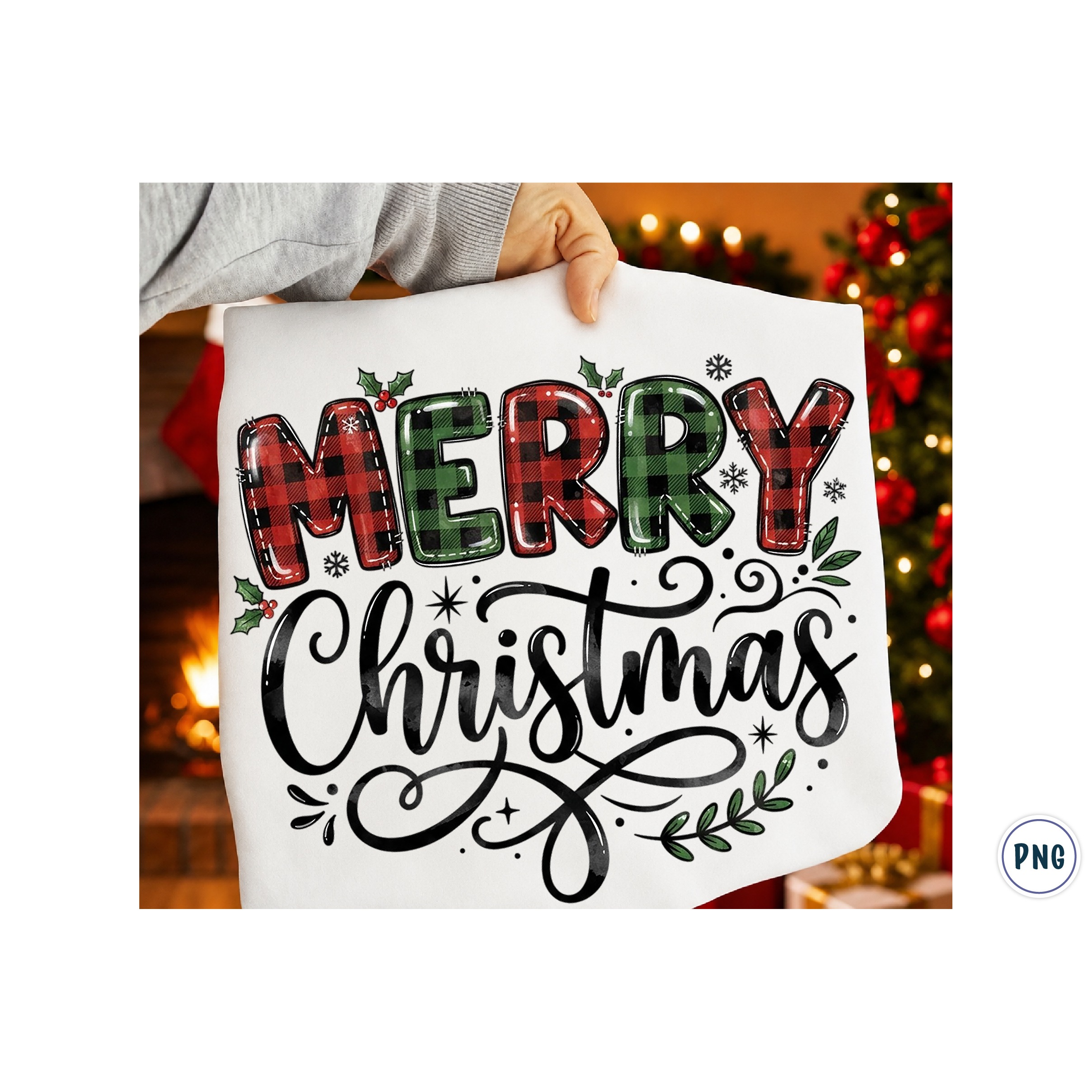 Merry Christmas Sublimation Png (3) 2