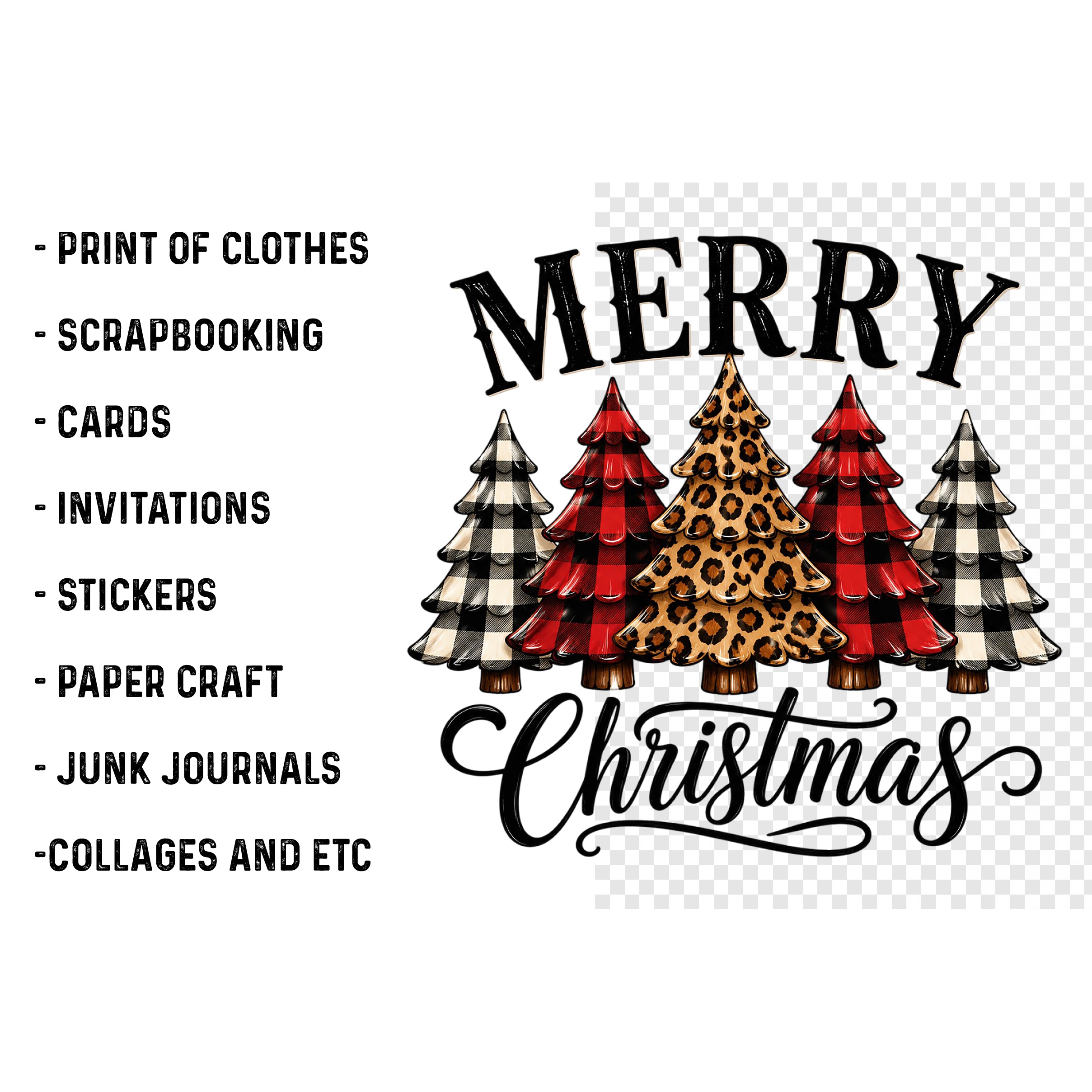 Merry Christmas Sublimation Png (4)