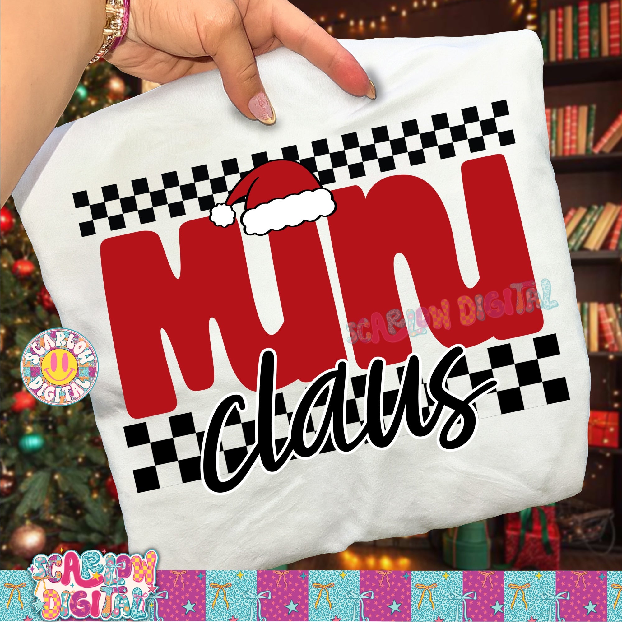 Mini Claus PNG Digital Design 2