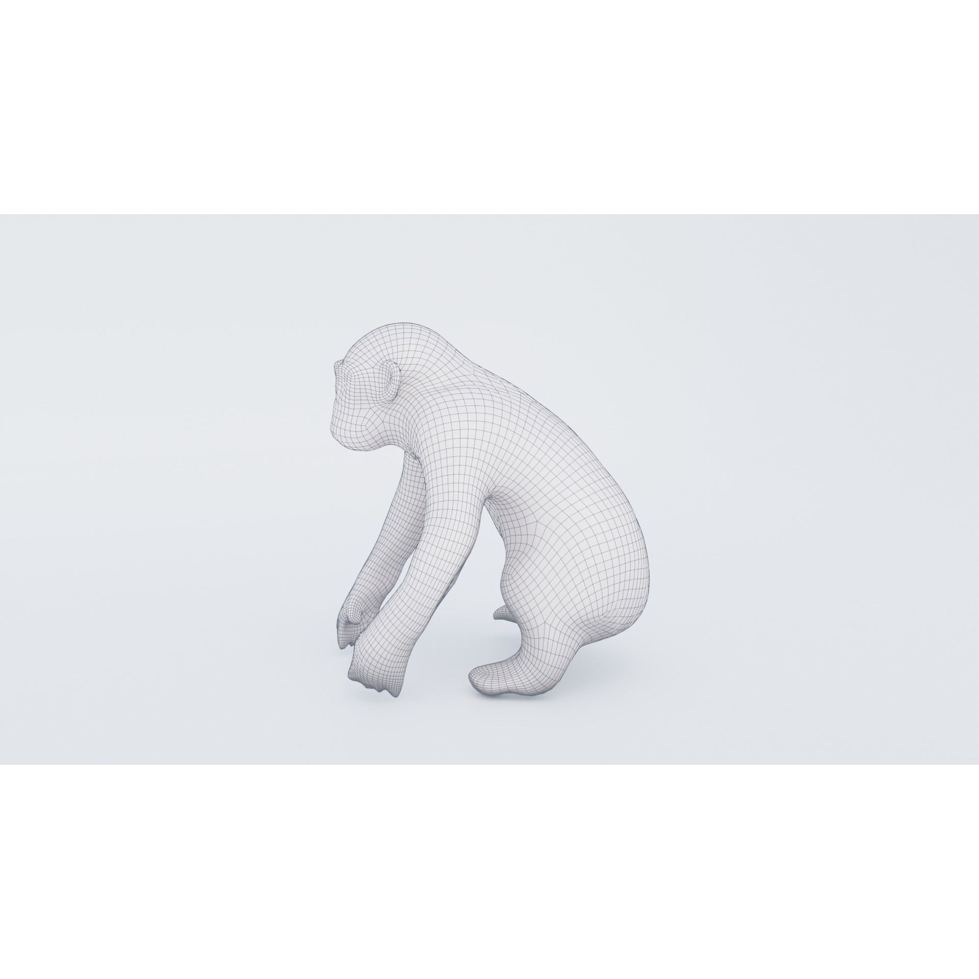 Monkey Free 3D model 7