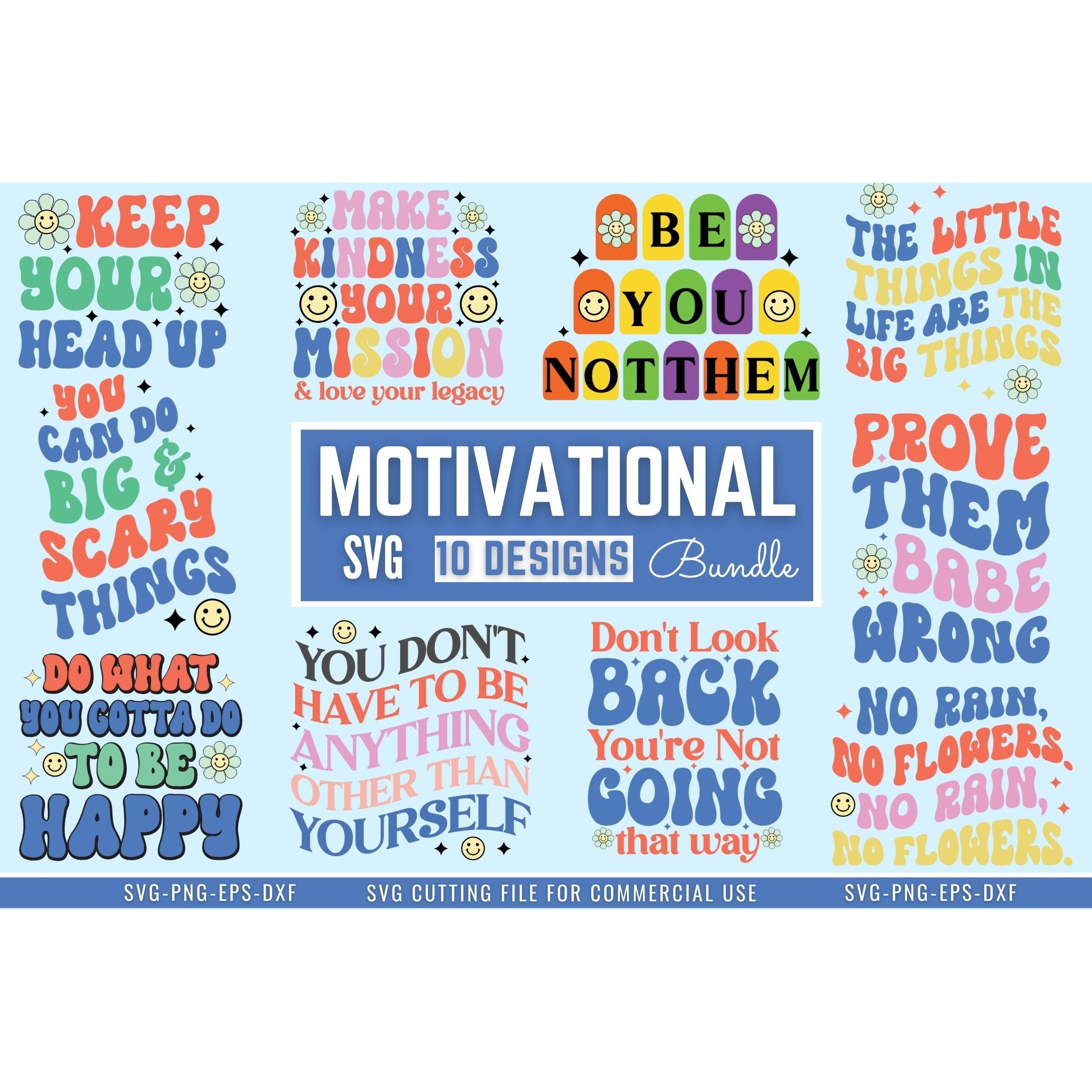 Motivational Quotes SVG Bundle (2)
