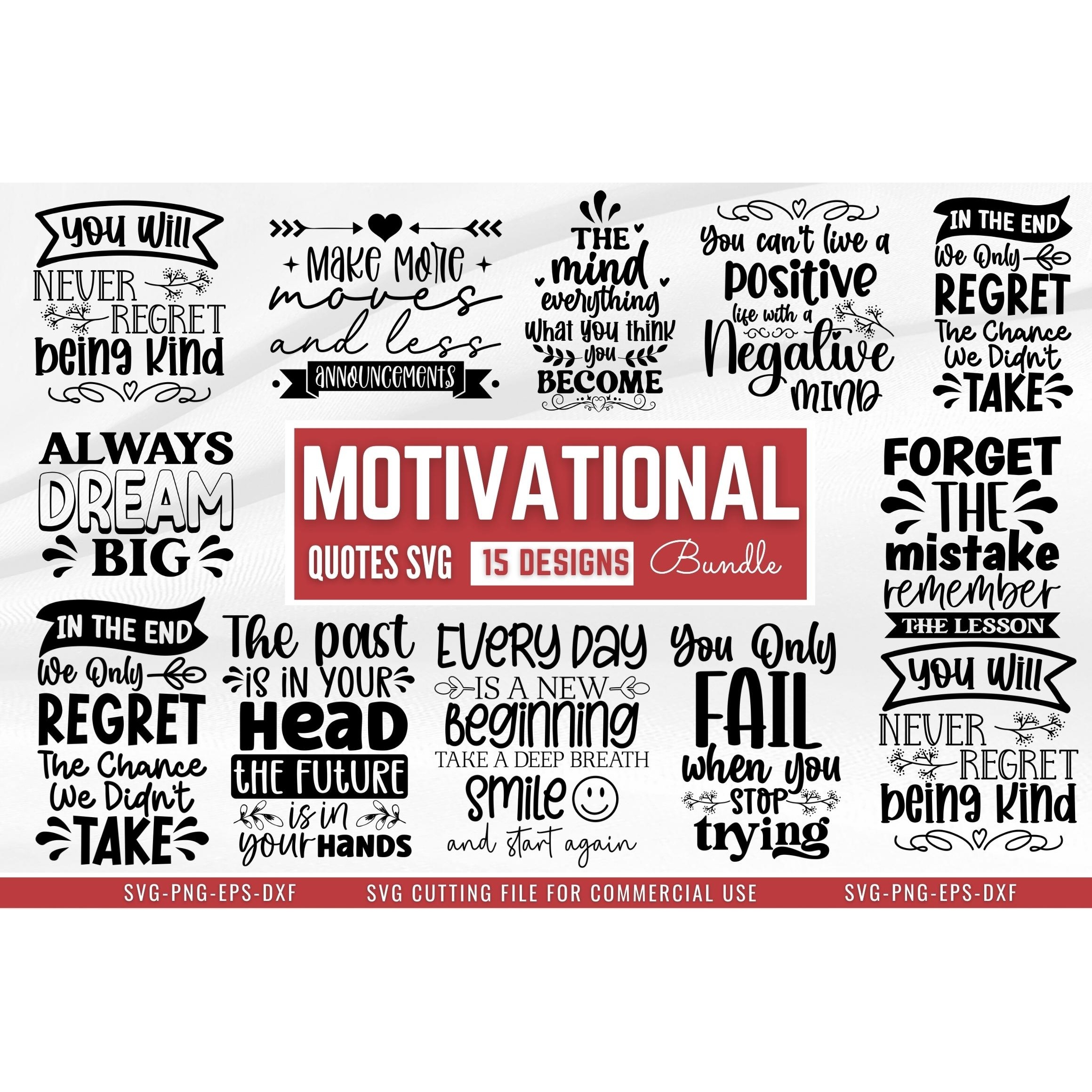 Motivational SVG BUndle