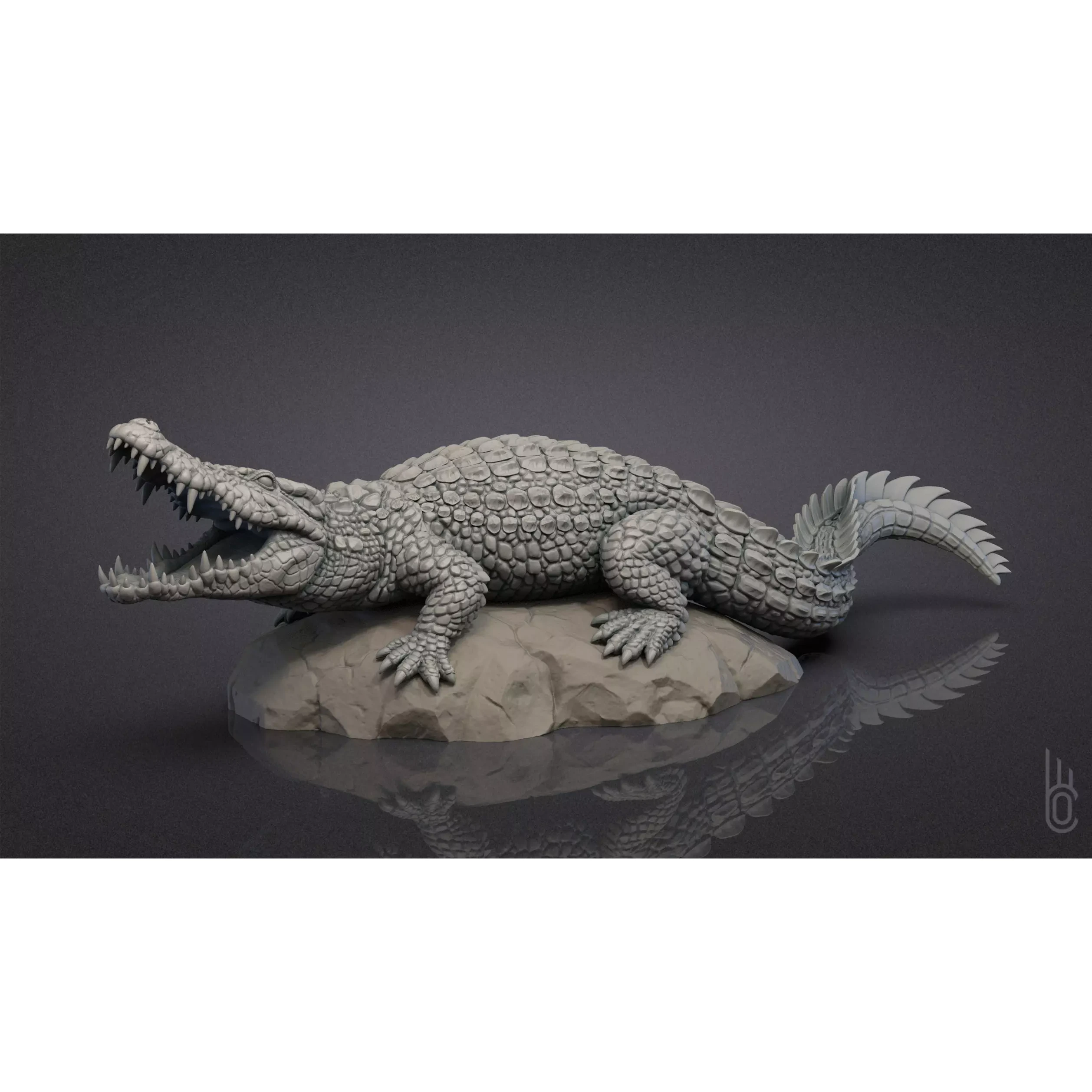 Nile Crocodile 3D print model