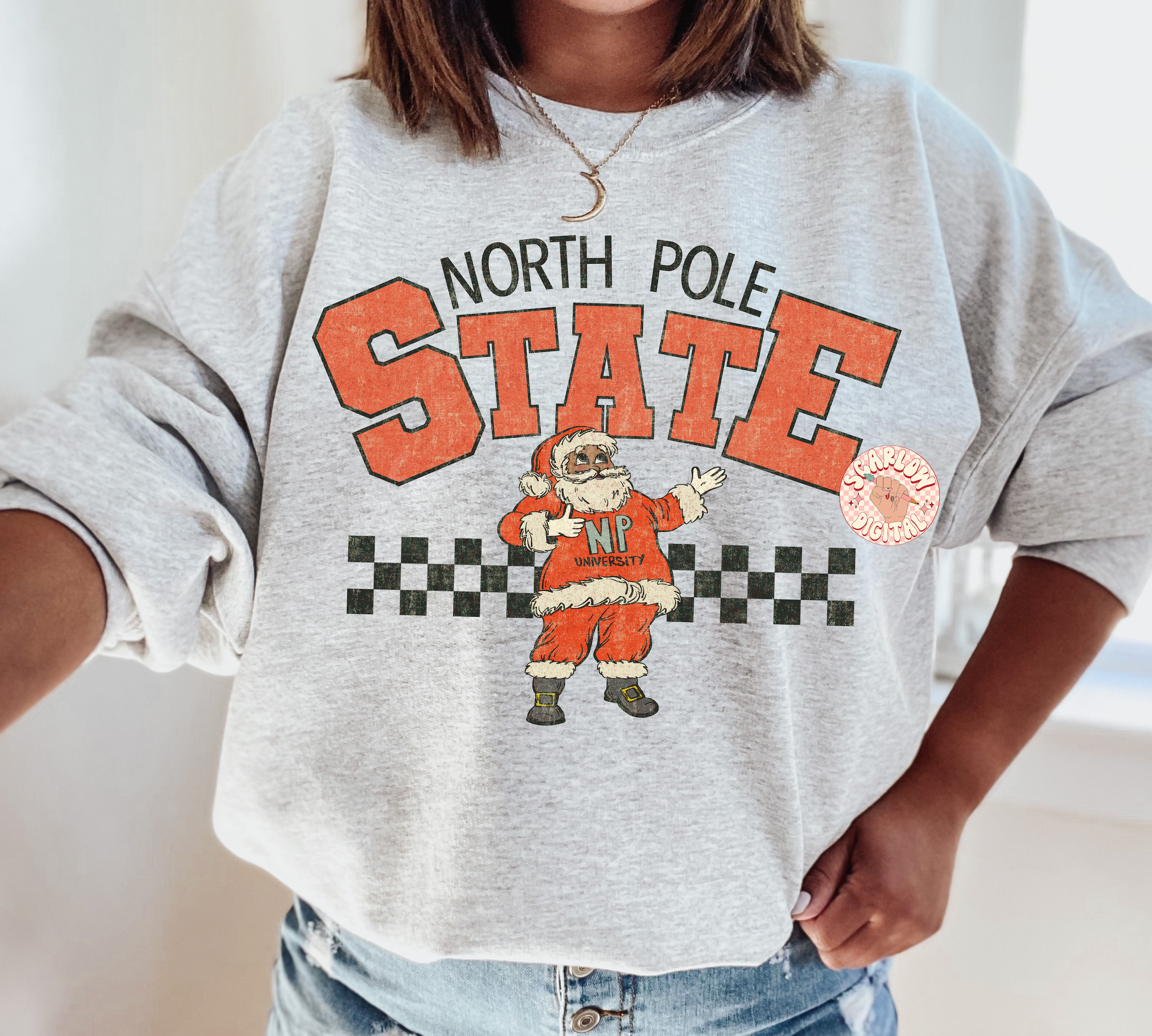 North Pole State PNG Digital Design 2