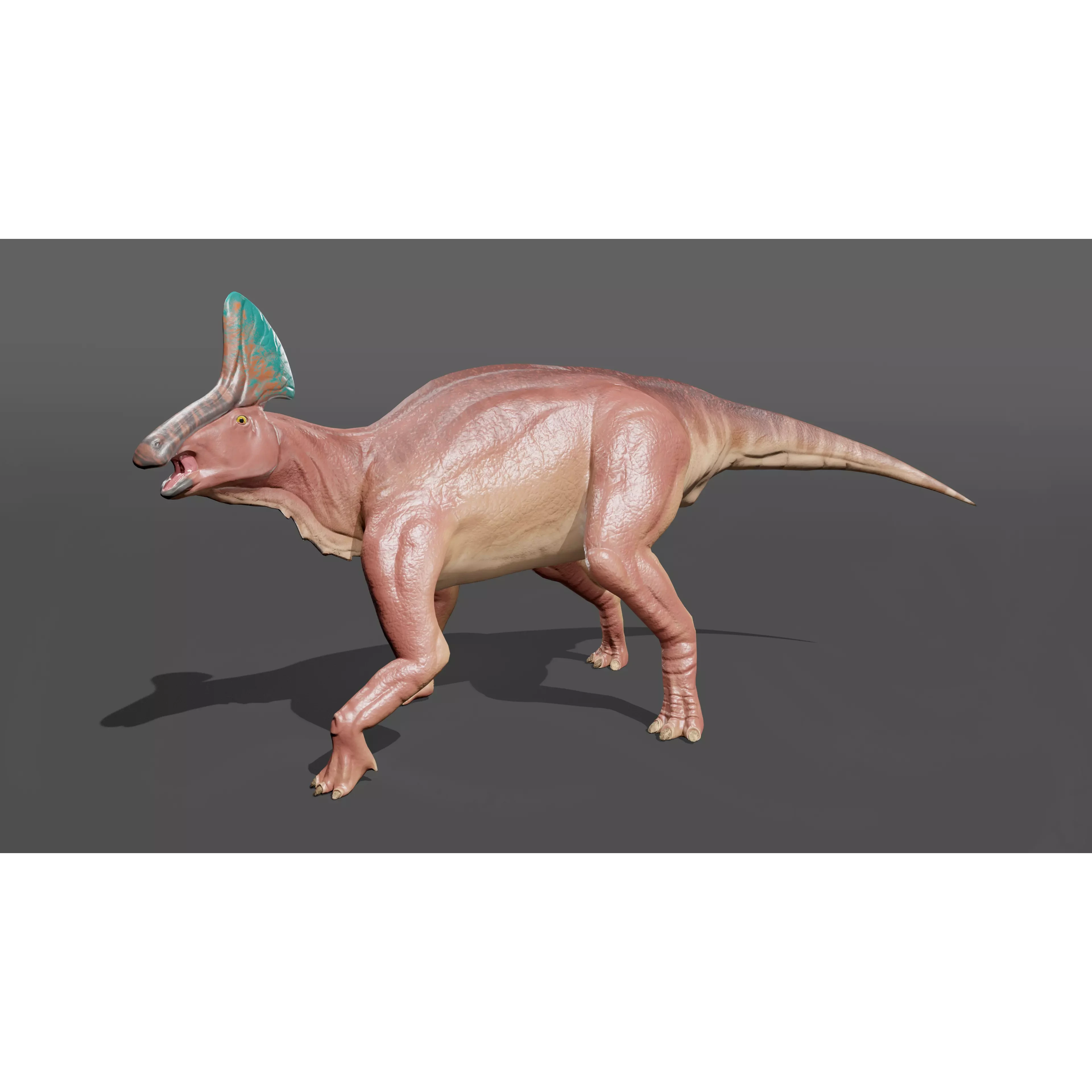 Olorotitan dinosaur Free low-poly 3D model