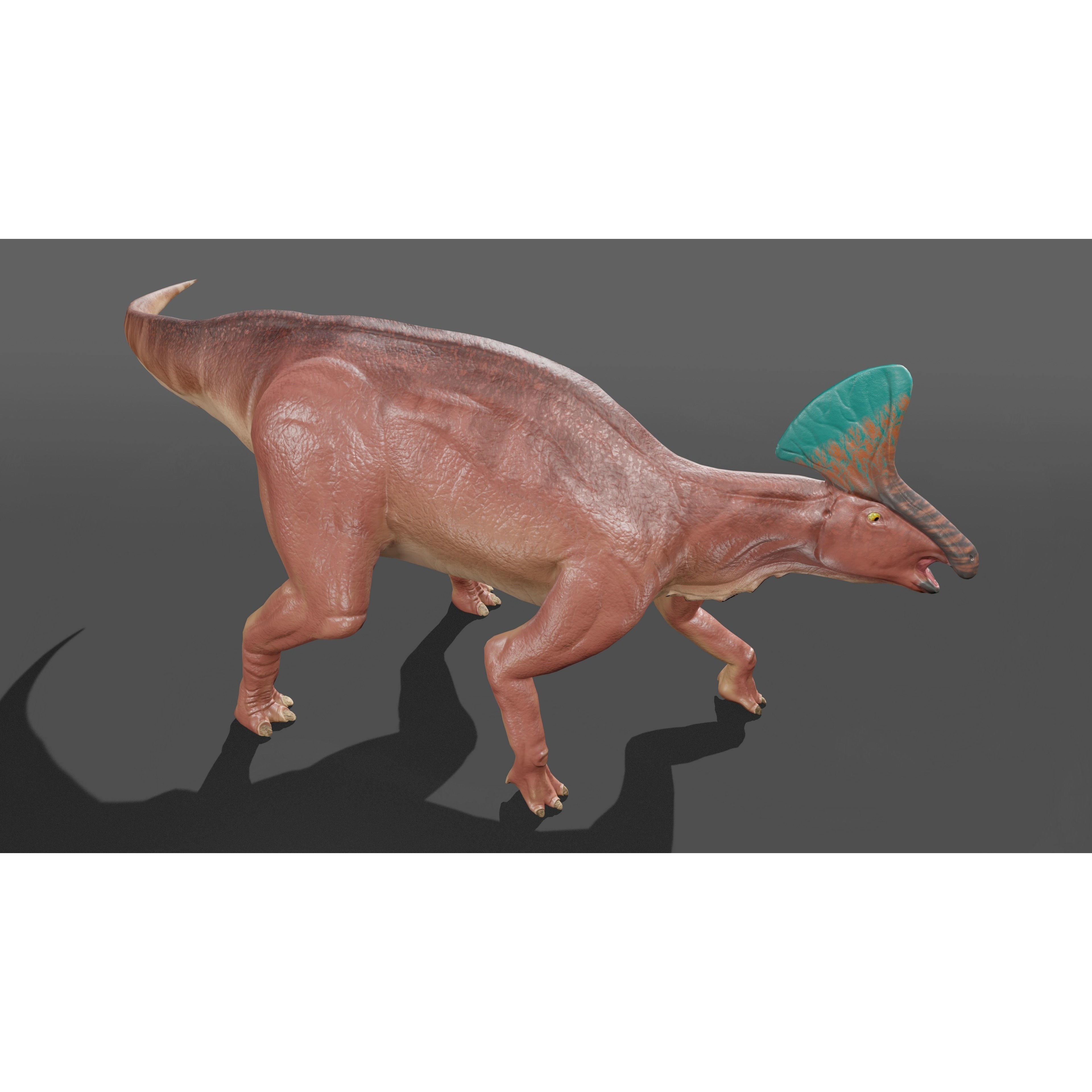 Olorotitan dinosaur Free low-poly 3D model 3