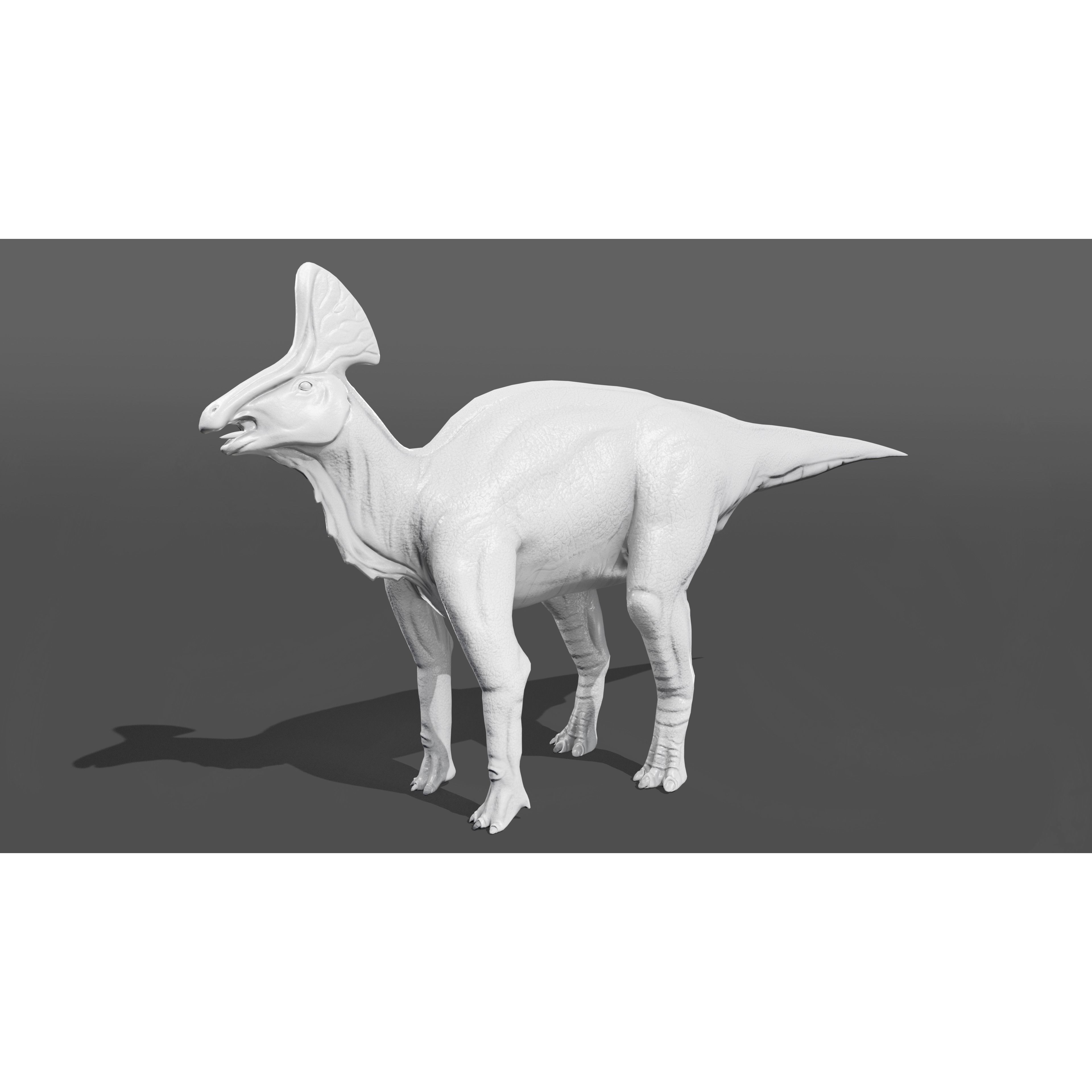 Olorotitan dinosaur Free low-poly 3D model 7