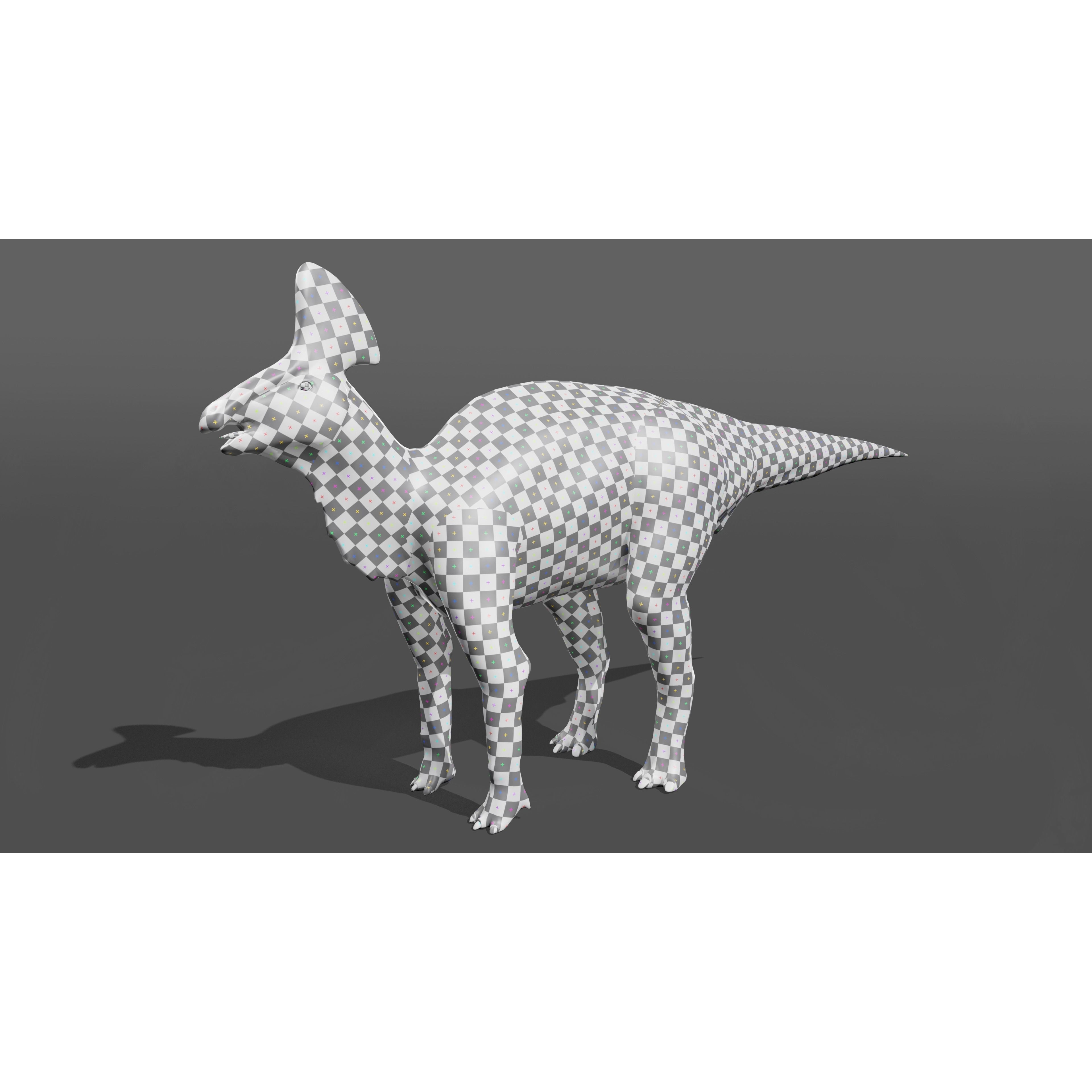 Olorotitan dinosaur Free low-poly 3D model 9