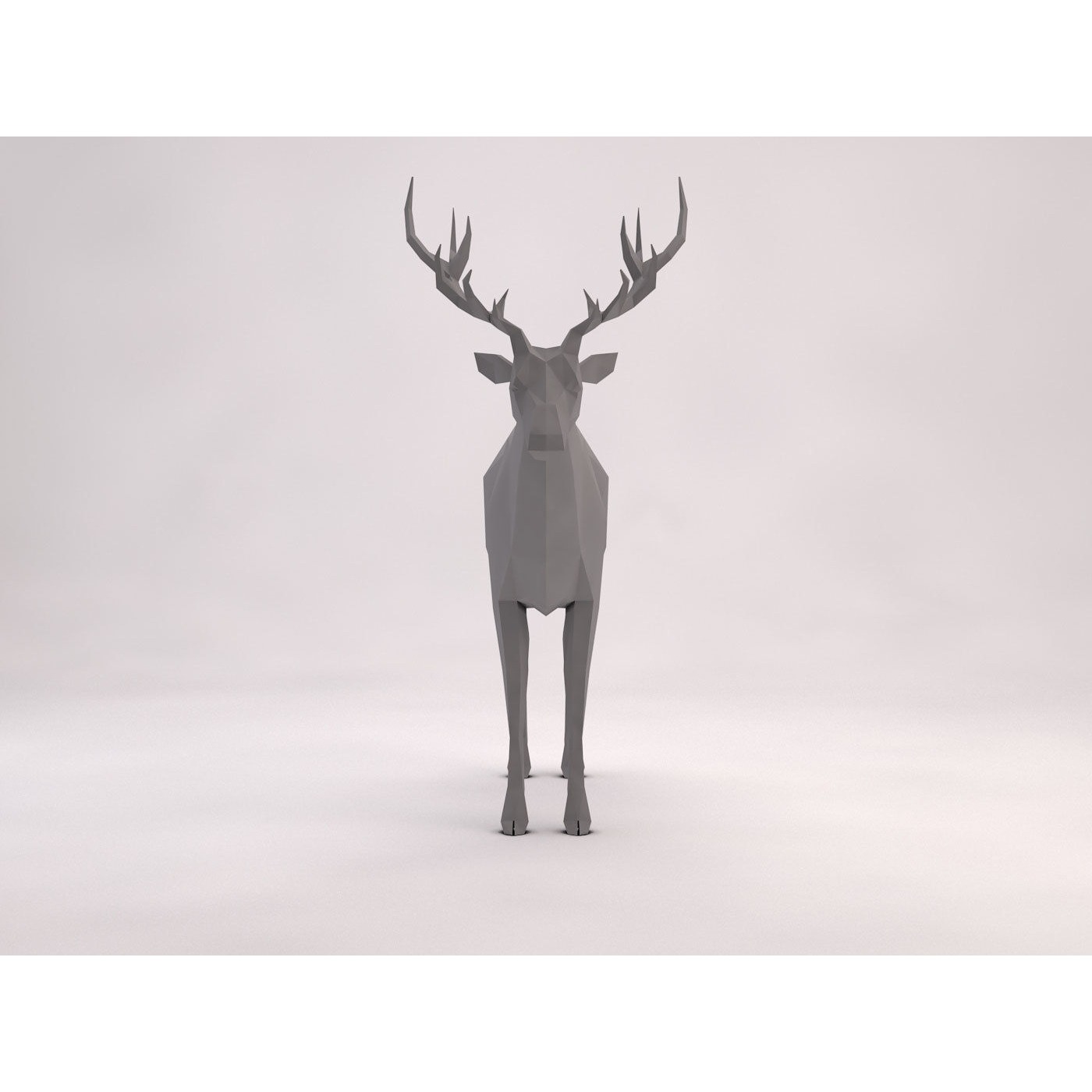 ORIGAMI---Deer deer Free 3D model 2