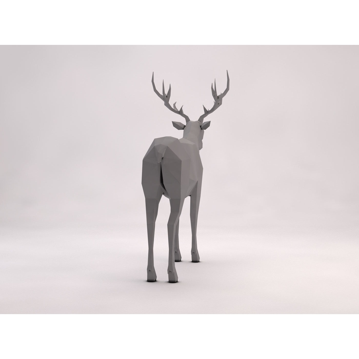 ORIGAMI---Deer deer Free 3D model 9