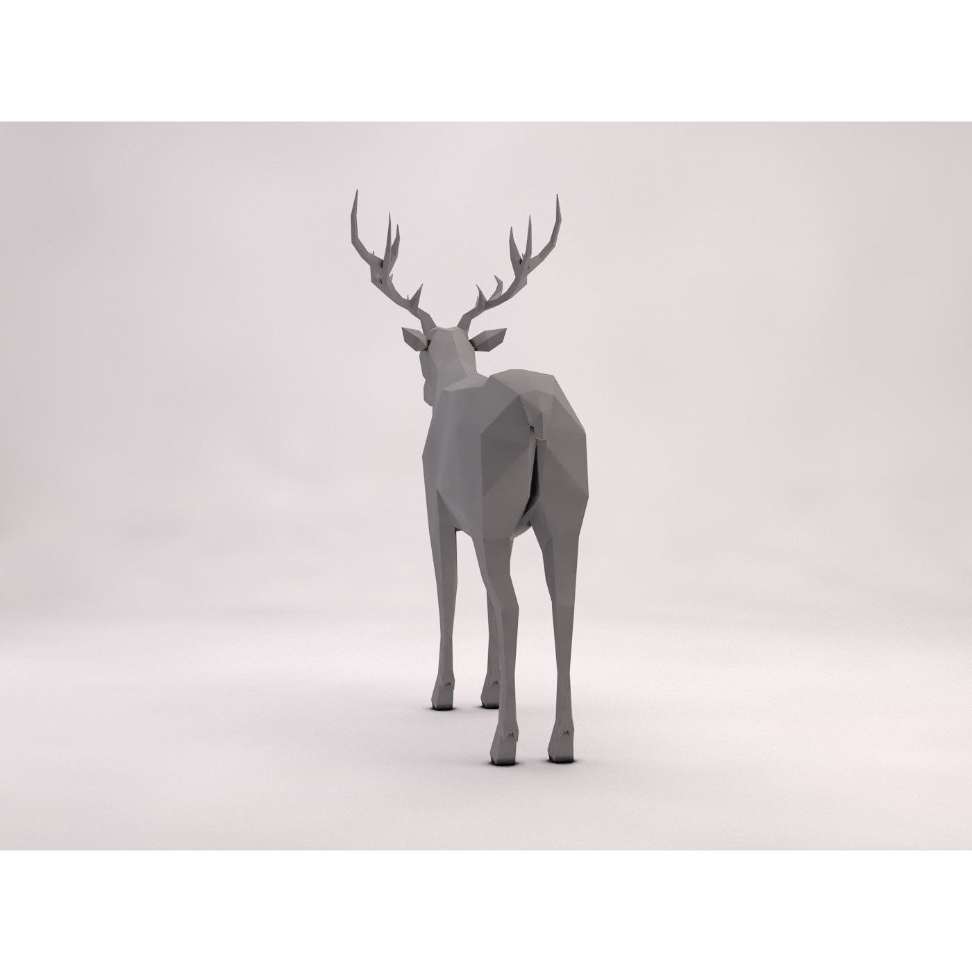 ORIGAMI---Deer deer Free 3D model 10