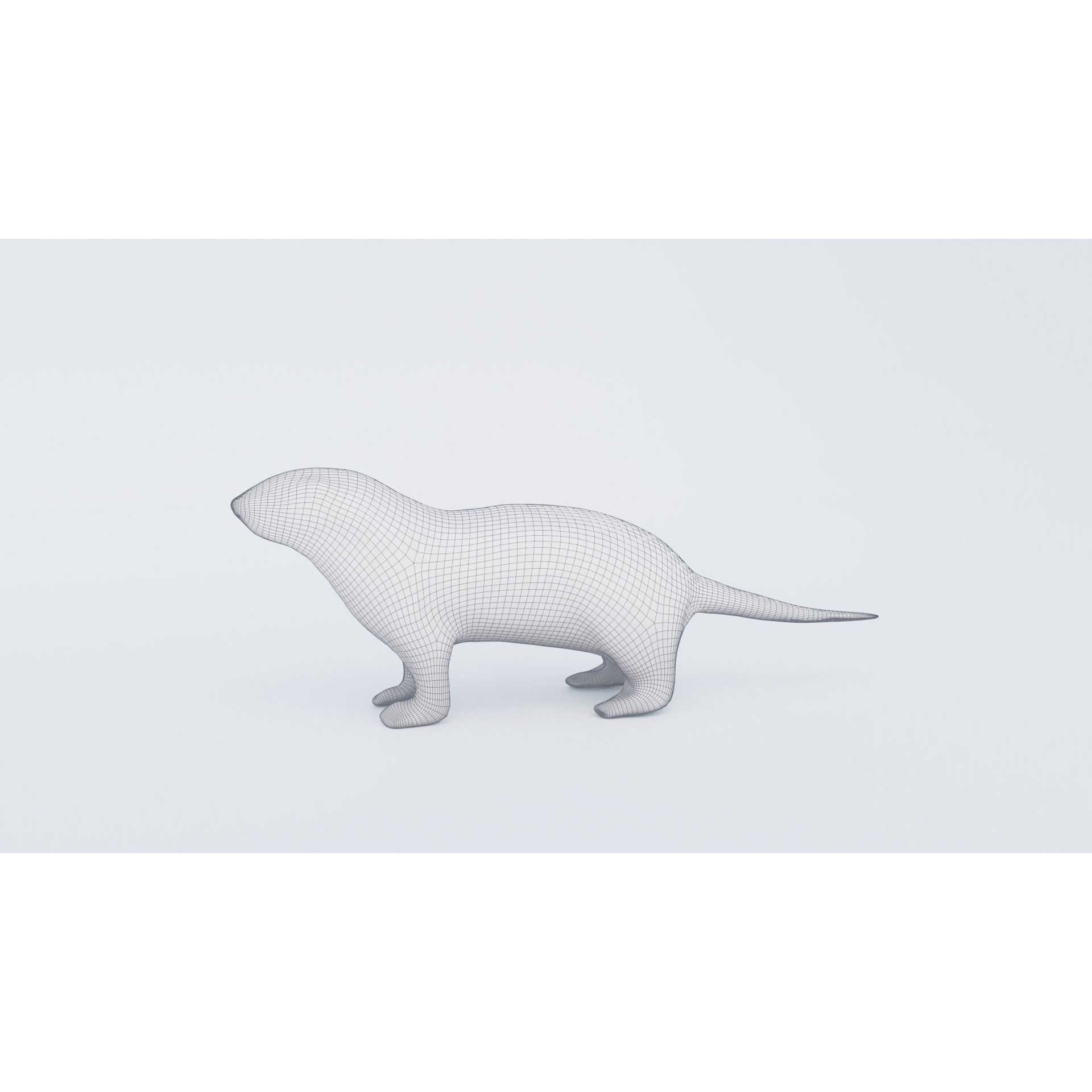 Otter Free 3D model 7