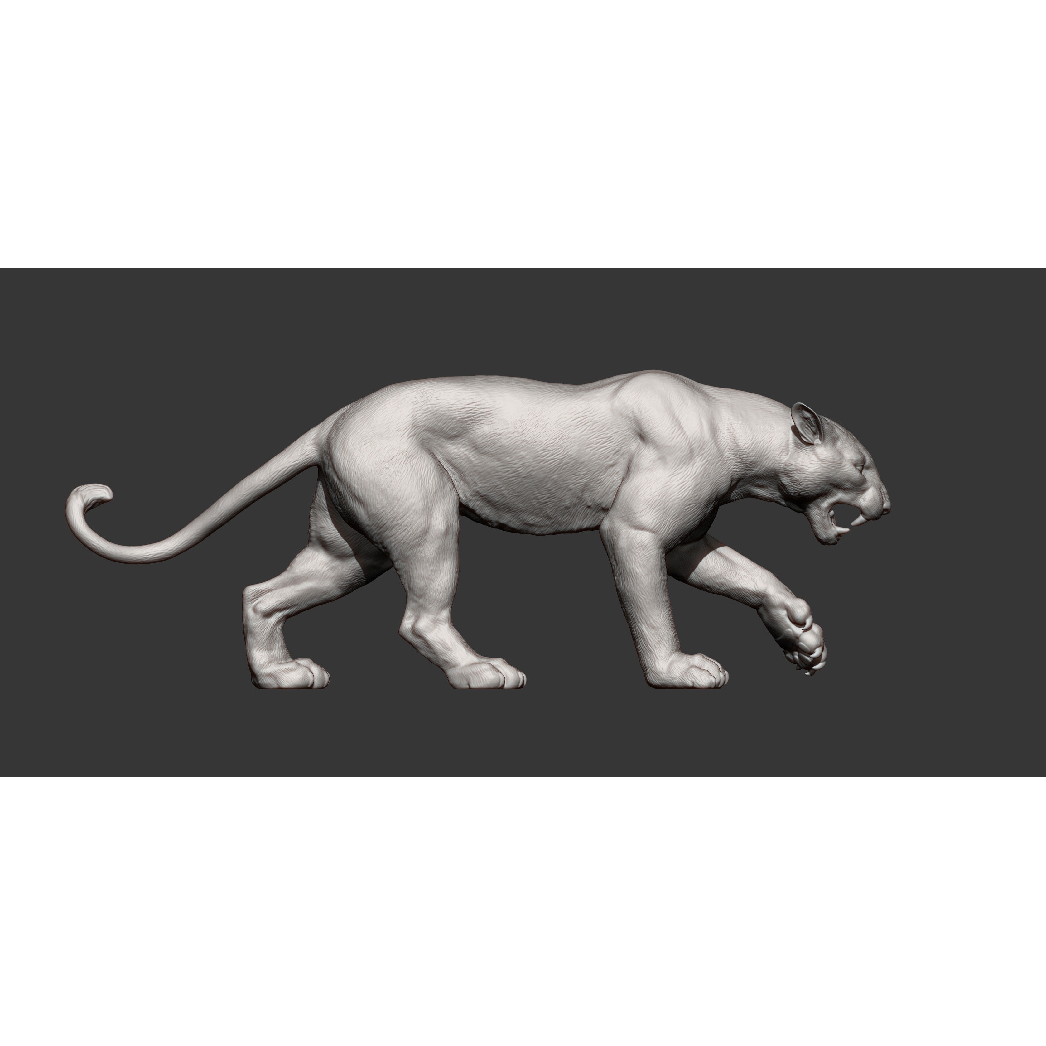 panther 3D print model 7