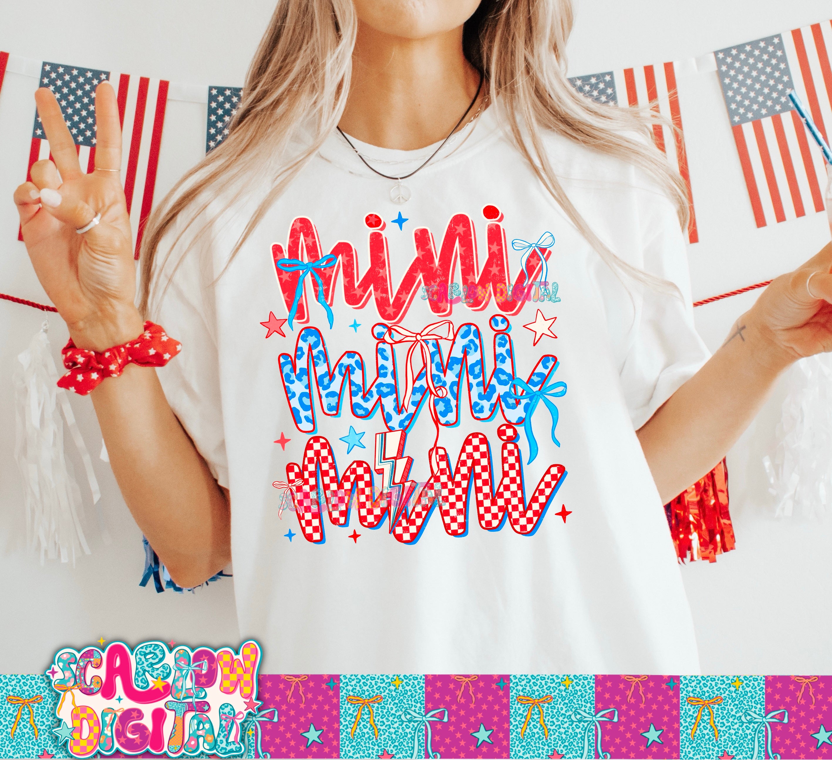 Patriotic Mini PNG Digital Design 2