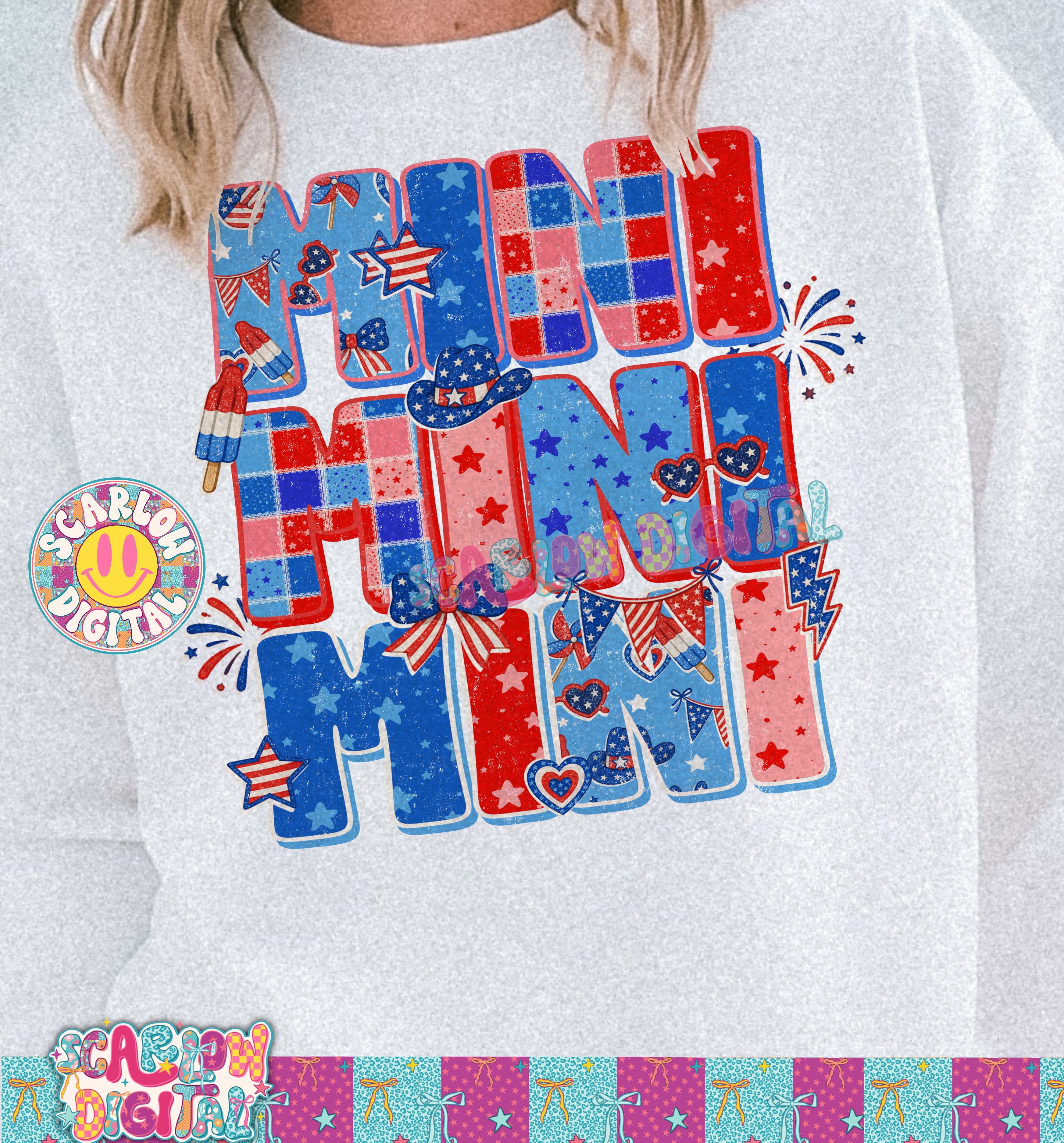 Patriotic Mini PNG Digital Design 2