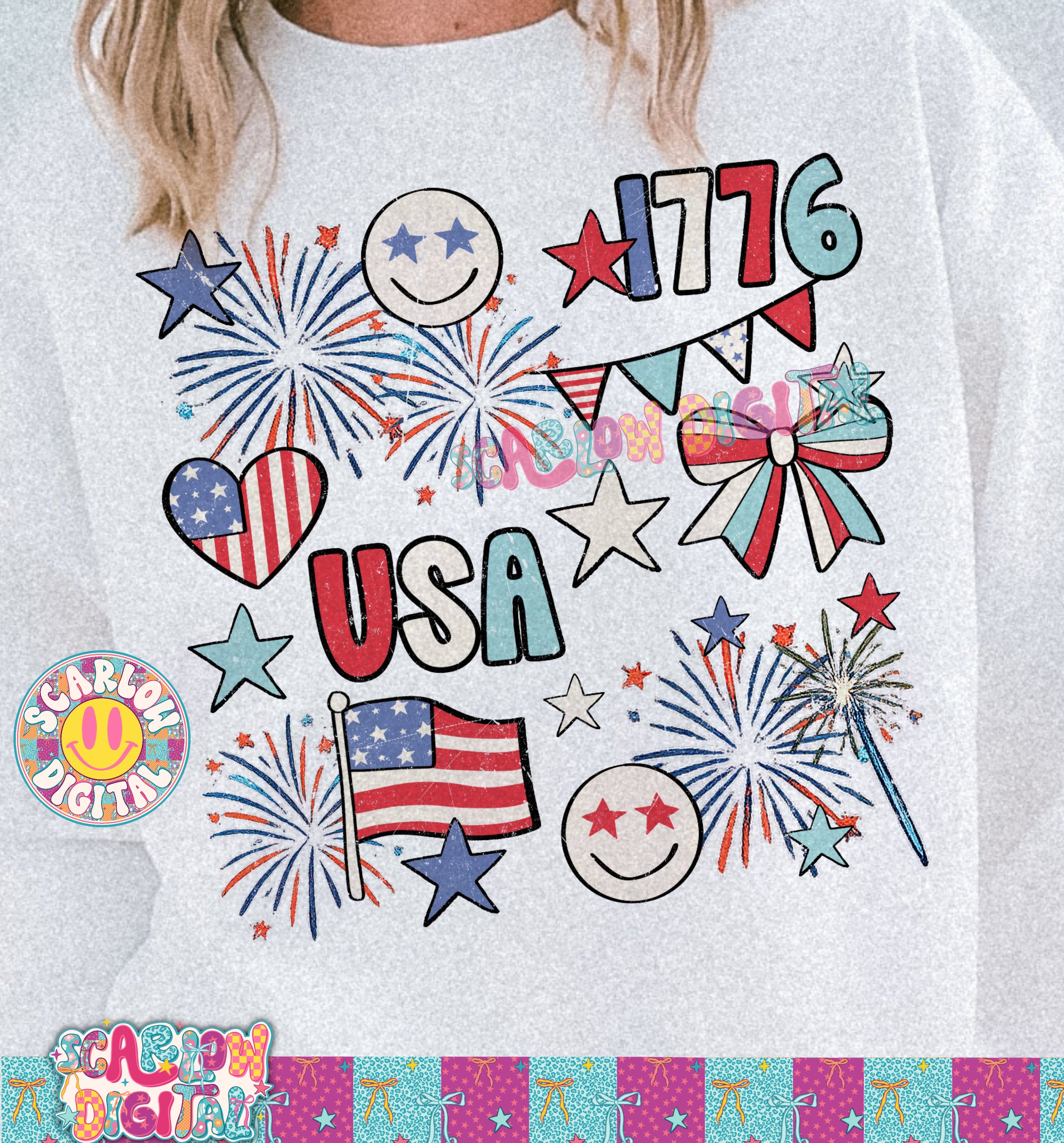 Patriotic Things PNG Digital Design 3