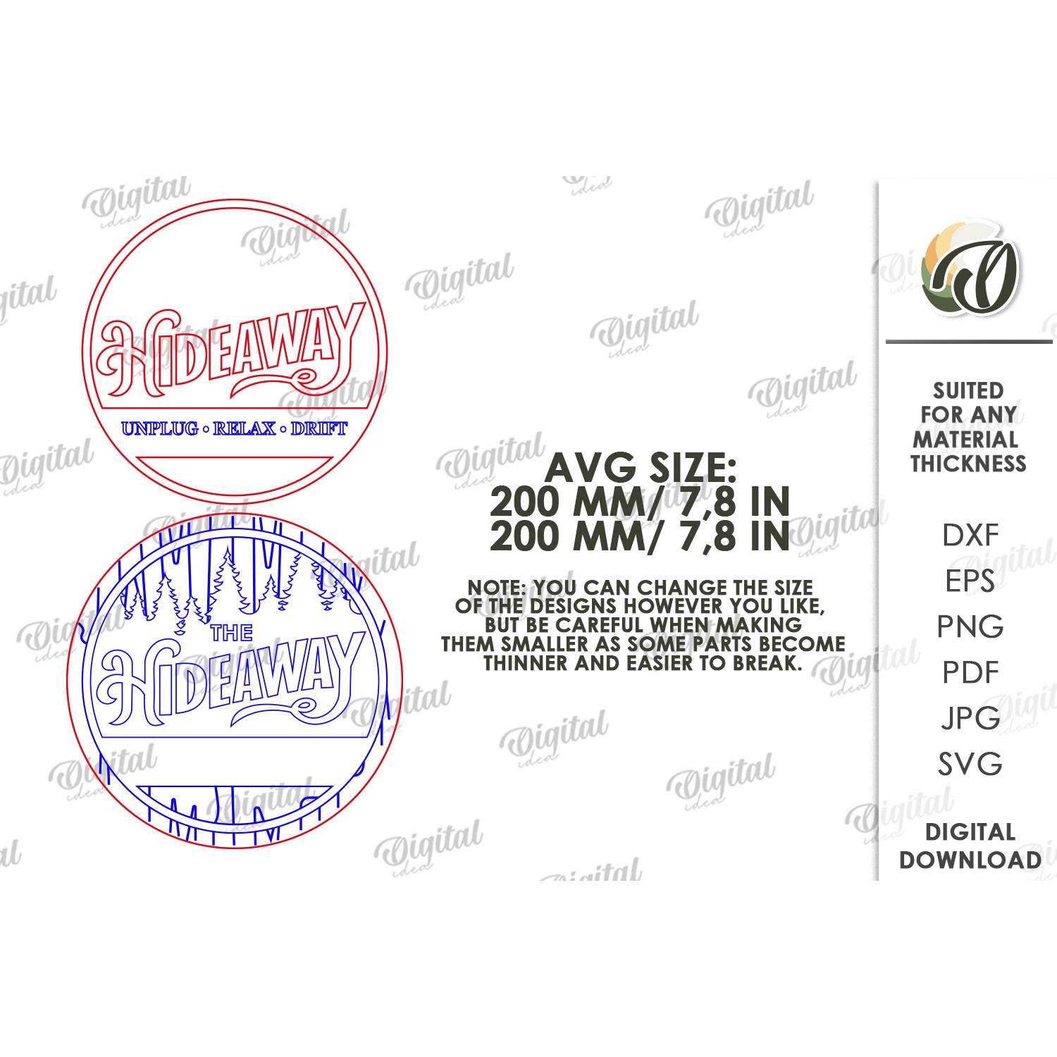 Personalized Country Round Sign Laser Cut. Outdoor SIgn SVG (2) 2