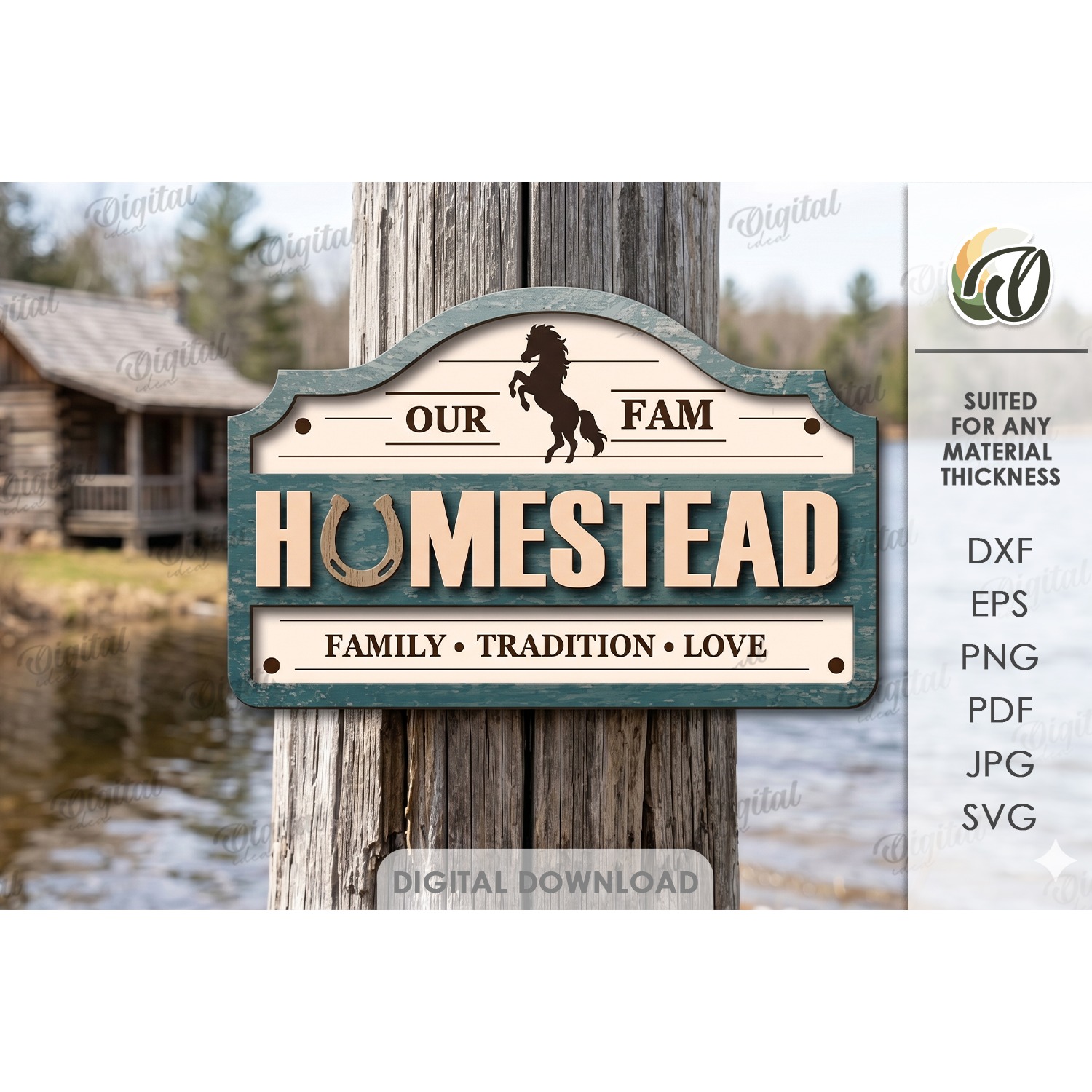 Personalized Country Sign Laser Cut. Outdoor SIgn SVG