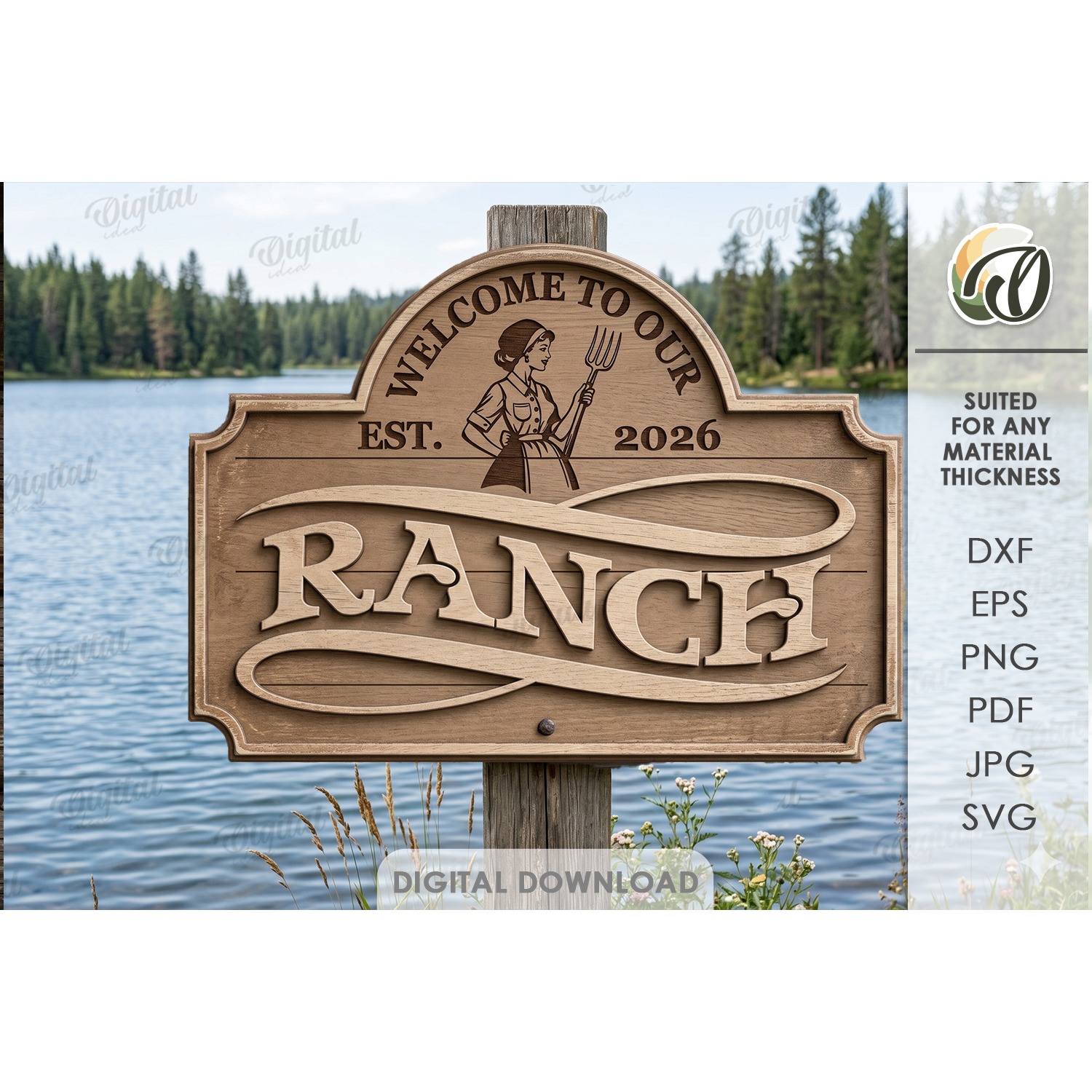 Personalized Country Sign Laser Cut. Welcome Sign SVG (2)