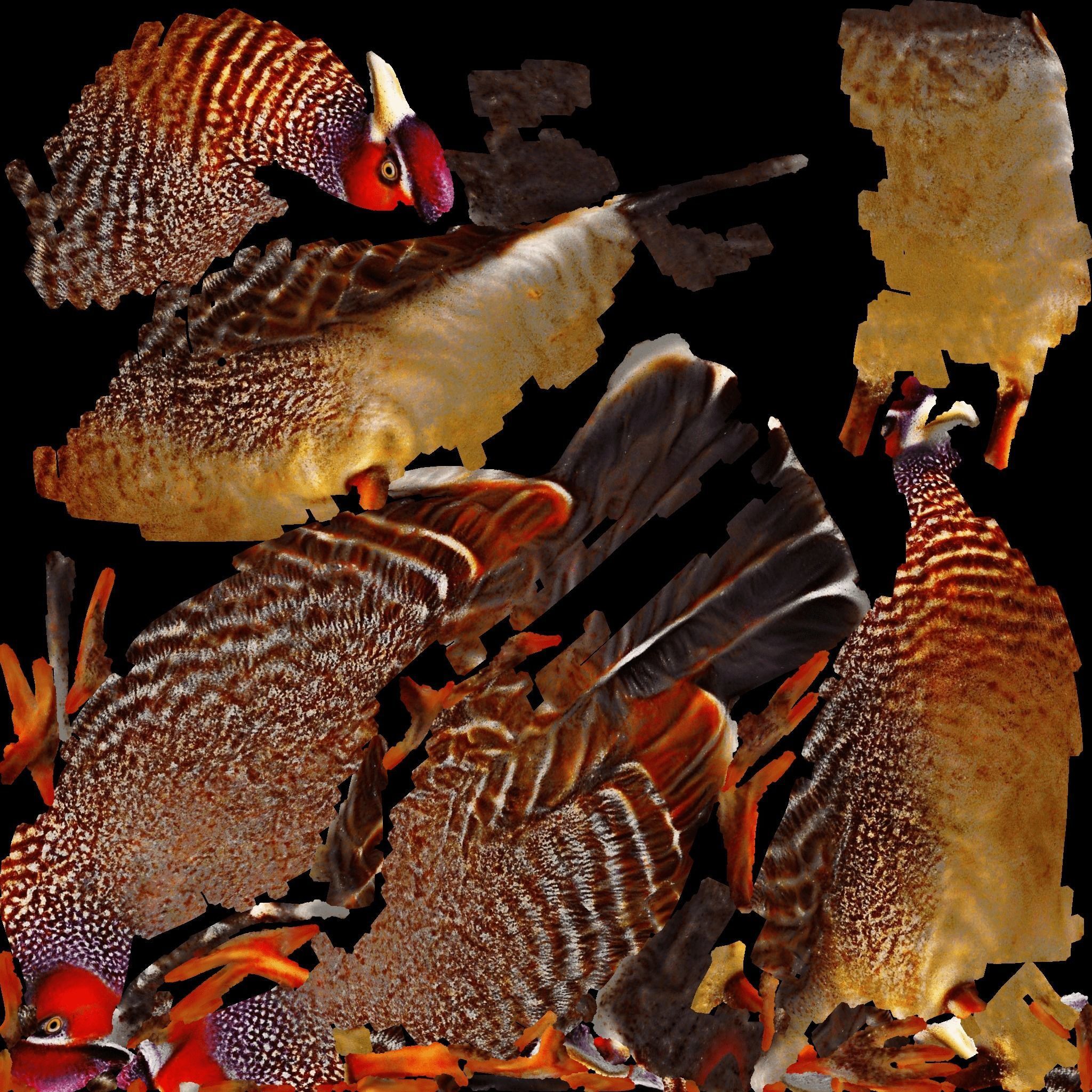 Pheasant Free 3D model 8
