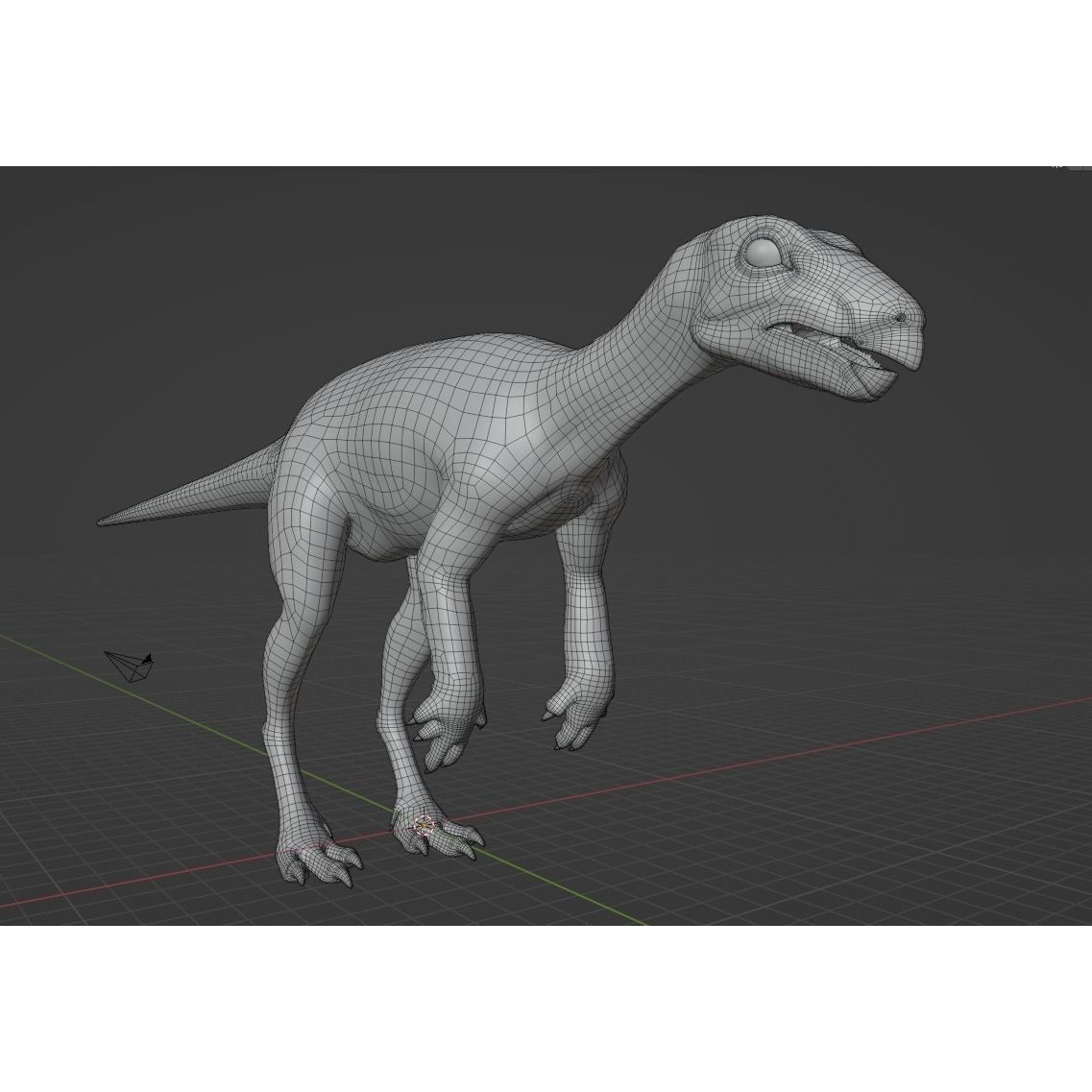 PisanosaurusNo hair Free low-poly 3D model 6