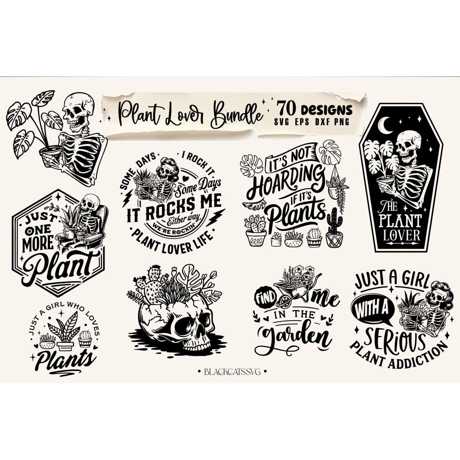 Plant Lover Bundle 70 designs SVG, Gardener Bundle svg 2
