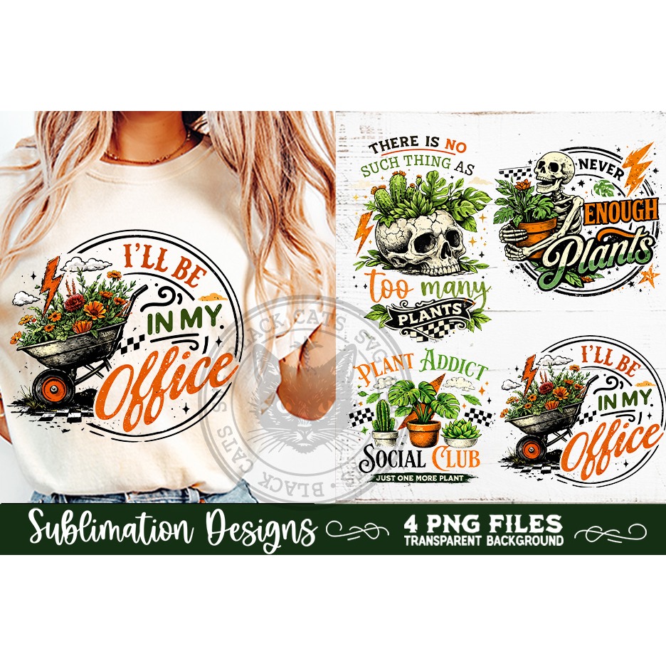 Plant Lover PNG Sublimation 4 Designs (10) 4