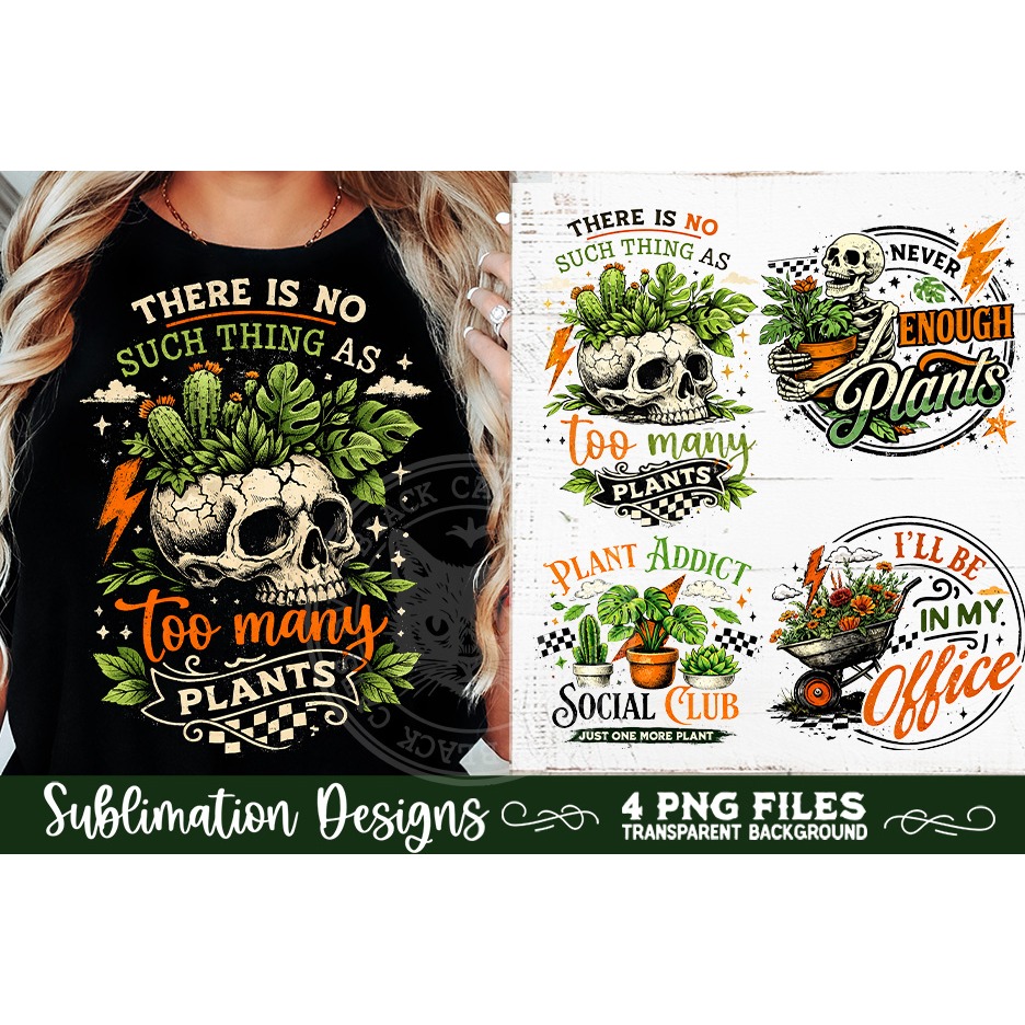Plant Lover PNG Sublimation 4 Designs (10) 8