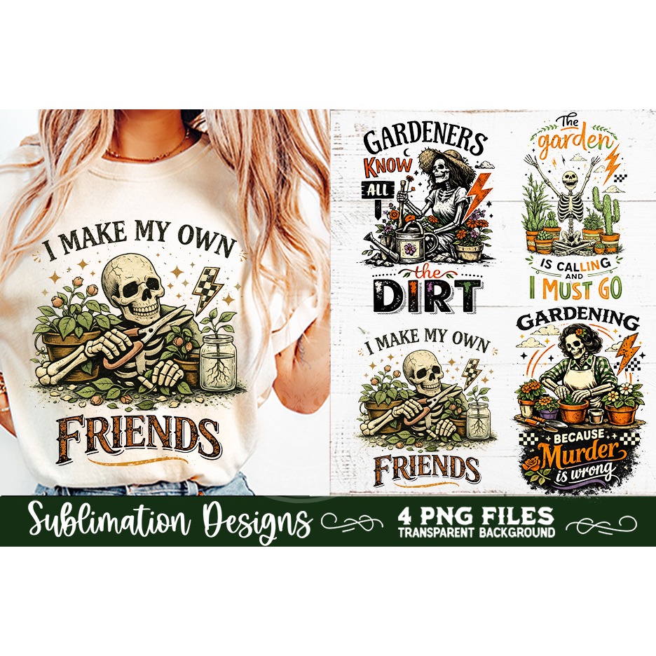 Plant Lover PNG Sublimation 4 Designs (2) 6