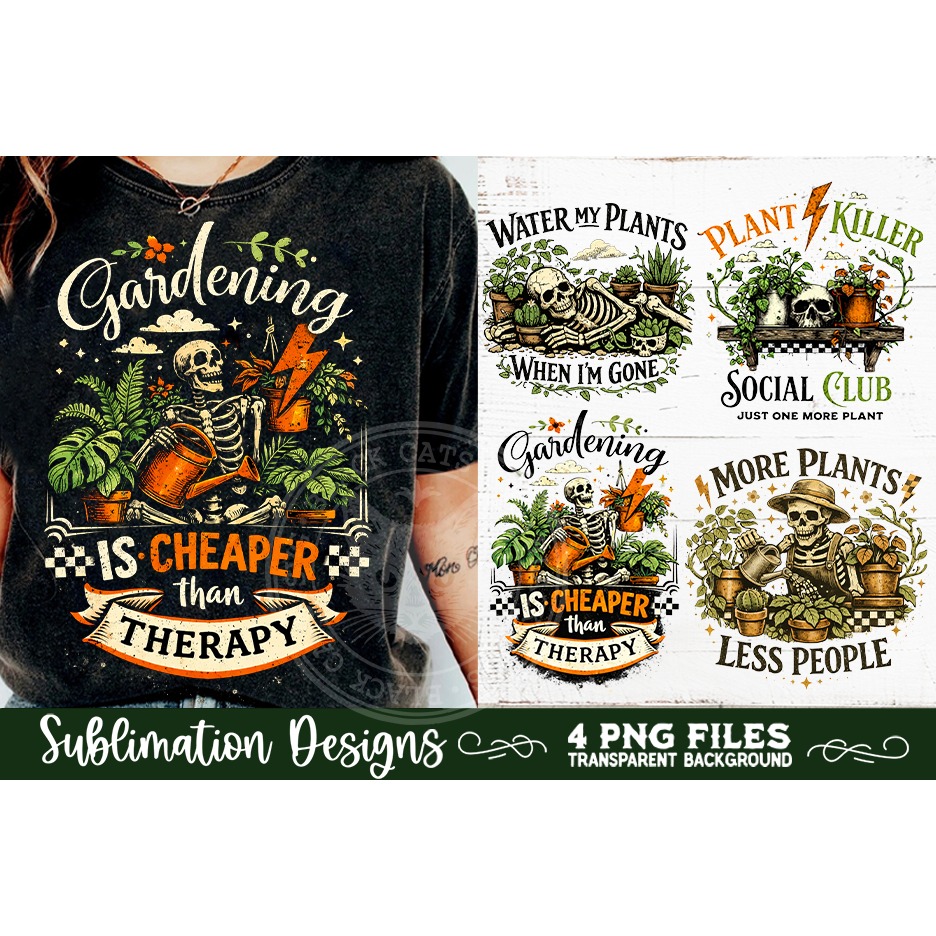 Plant Lover PNG Sublimation 4 Designs (3)
