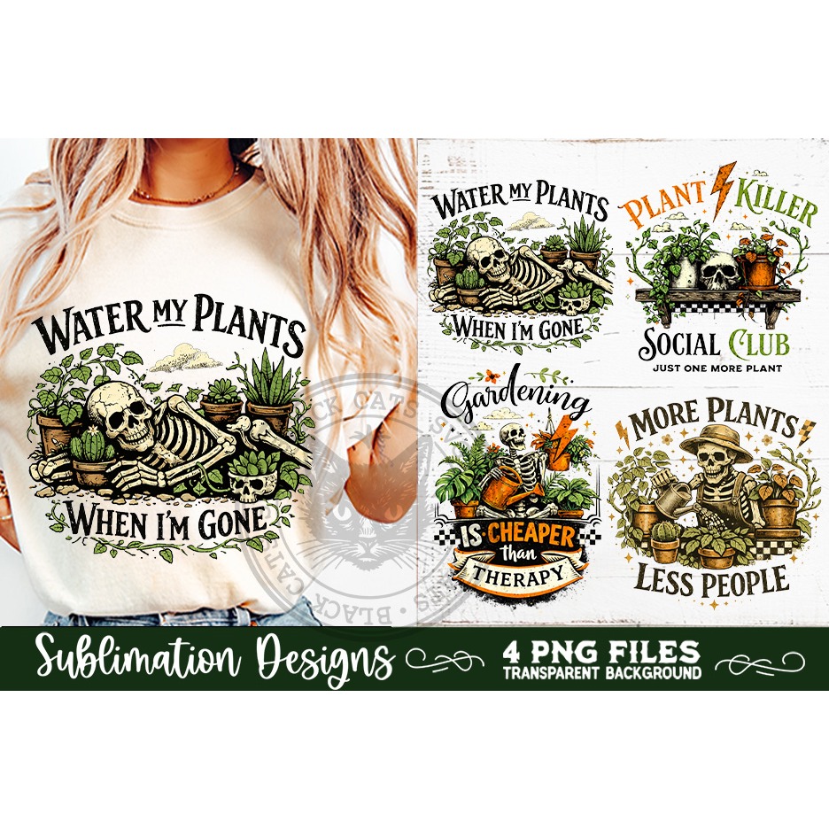 Plant Lover PNG Sublimation 4 Designs (3) 2
