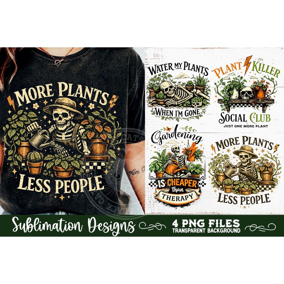 Plant Lover PNG Sublimation 4 Designs (3) 3