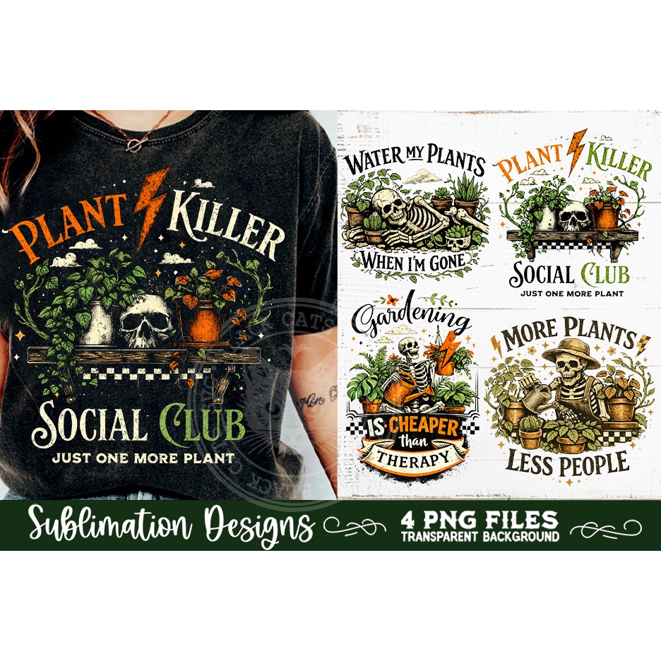 Plant Lover PNG Sublimation 4 Designs (3) 4