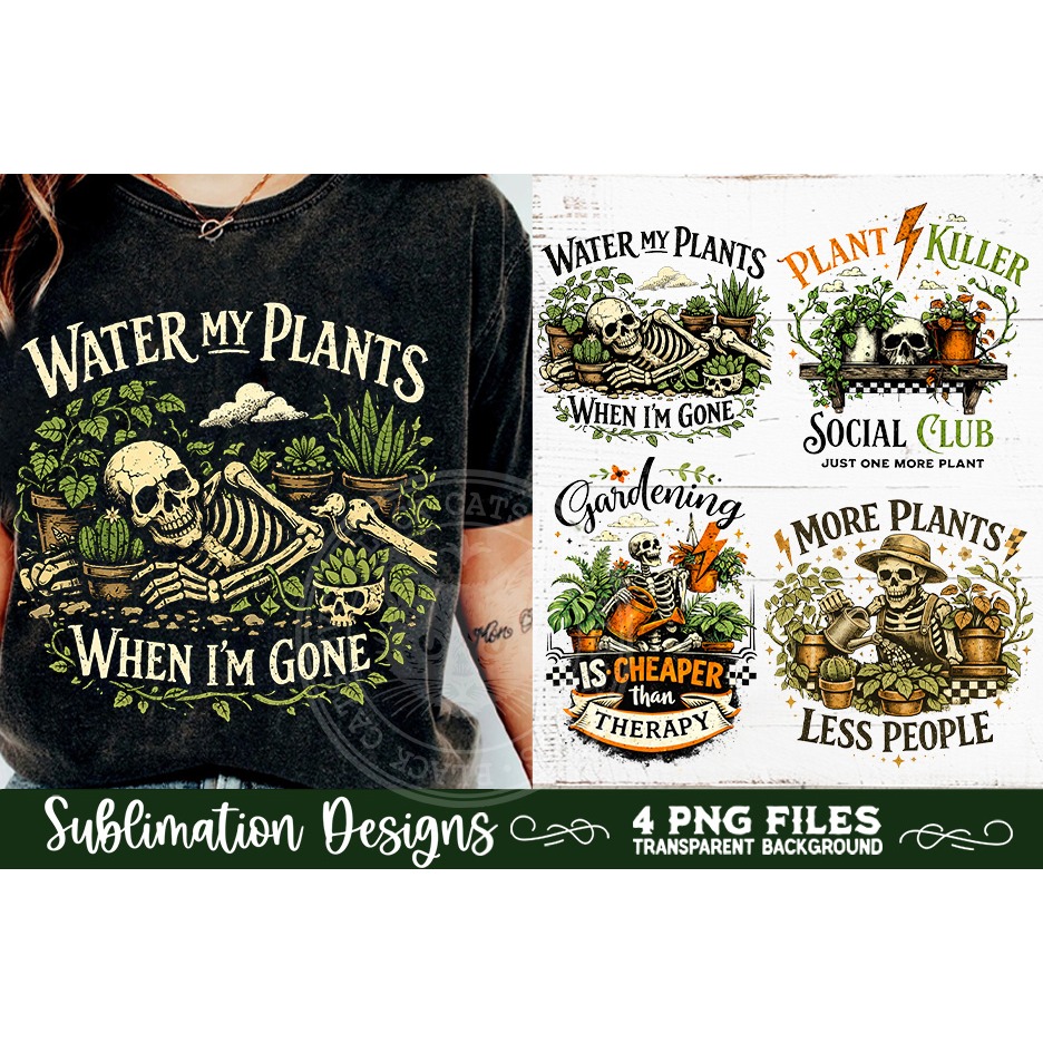 Plant Lover PNG Sublimation 4 Designs (3) 5