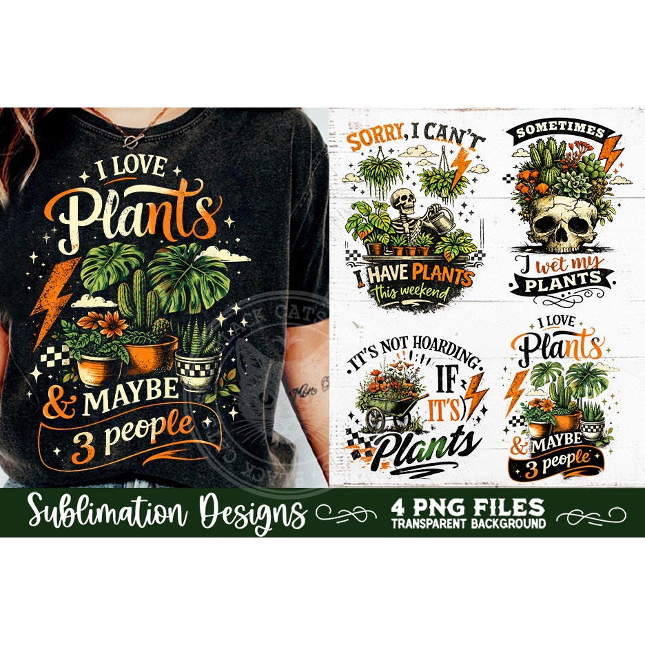 Plant Lover PNG Sublimation 4 Designs (4) 3