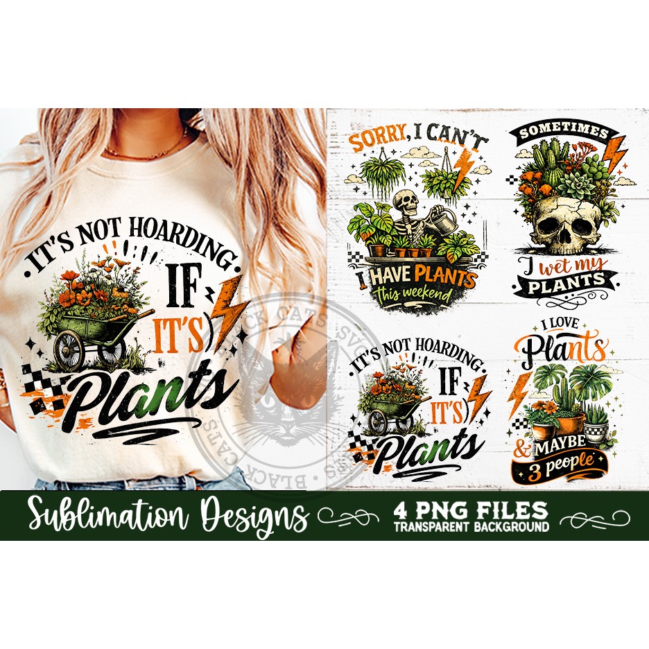Plant Lover PNG Sublimation 4 Designs (4) 4