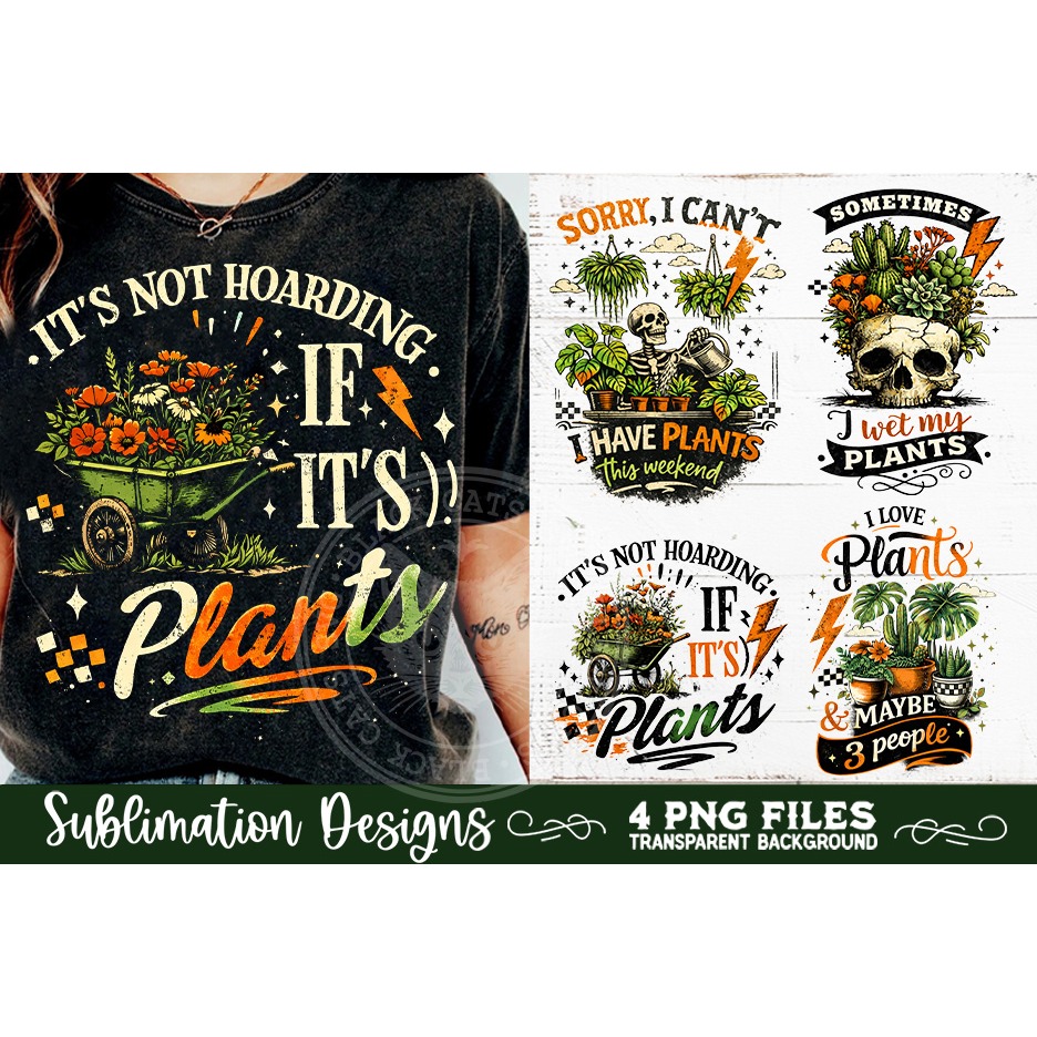 Plant Lover PNG Sublimation 4 Designs (4) 5