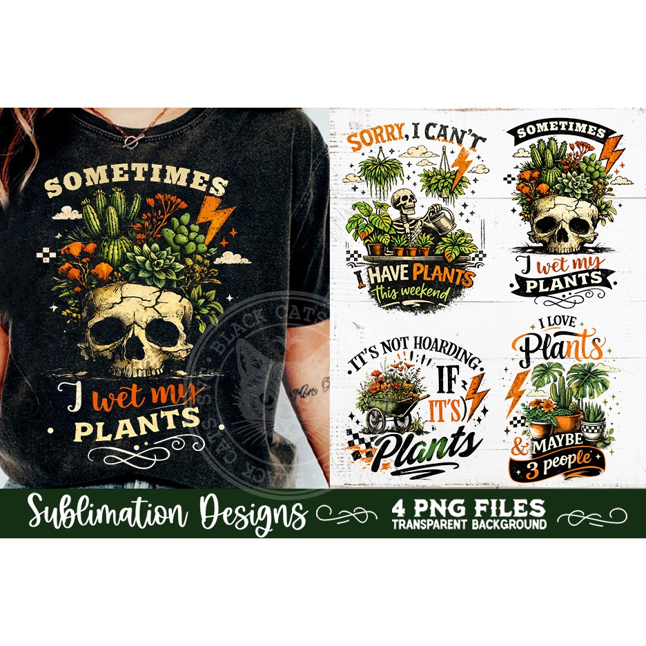 Plant Lover PNG Sublimation 4 Designs (4) 8