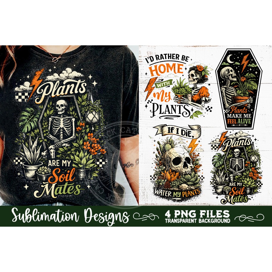 Plant Lover PNG Sublimation 4 Designs (5) 3
