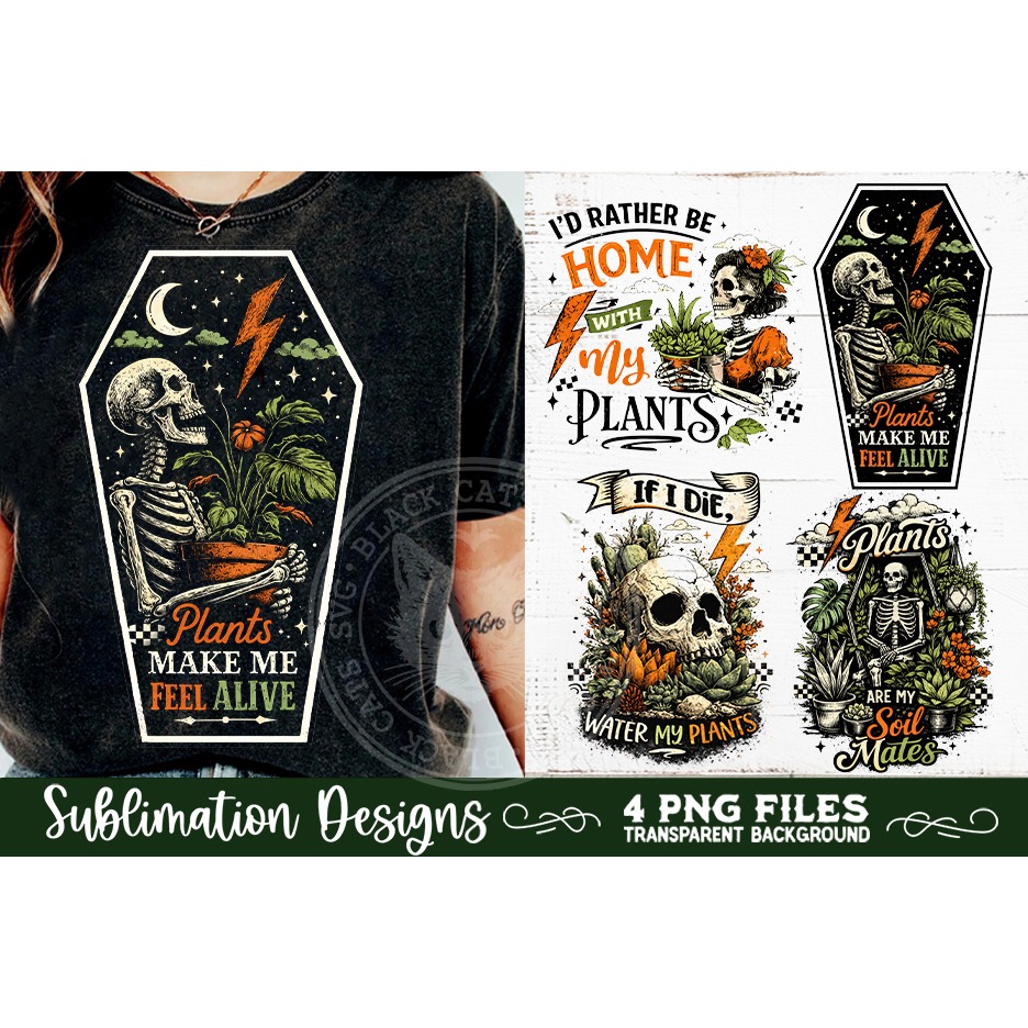 Plant Lover PNG Sublimation 4 Designs (5) 4