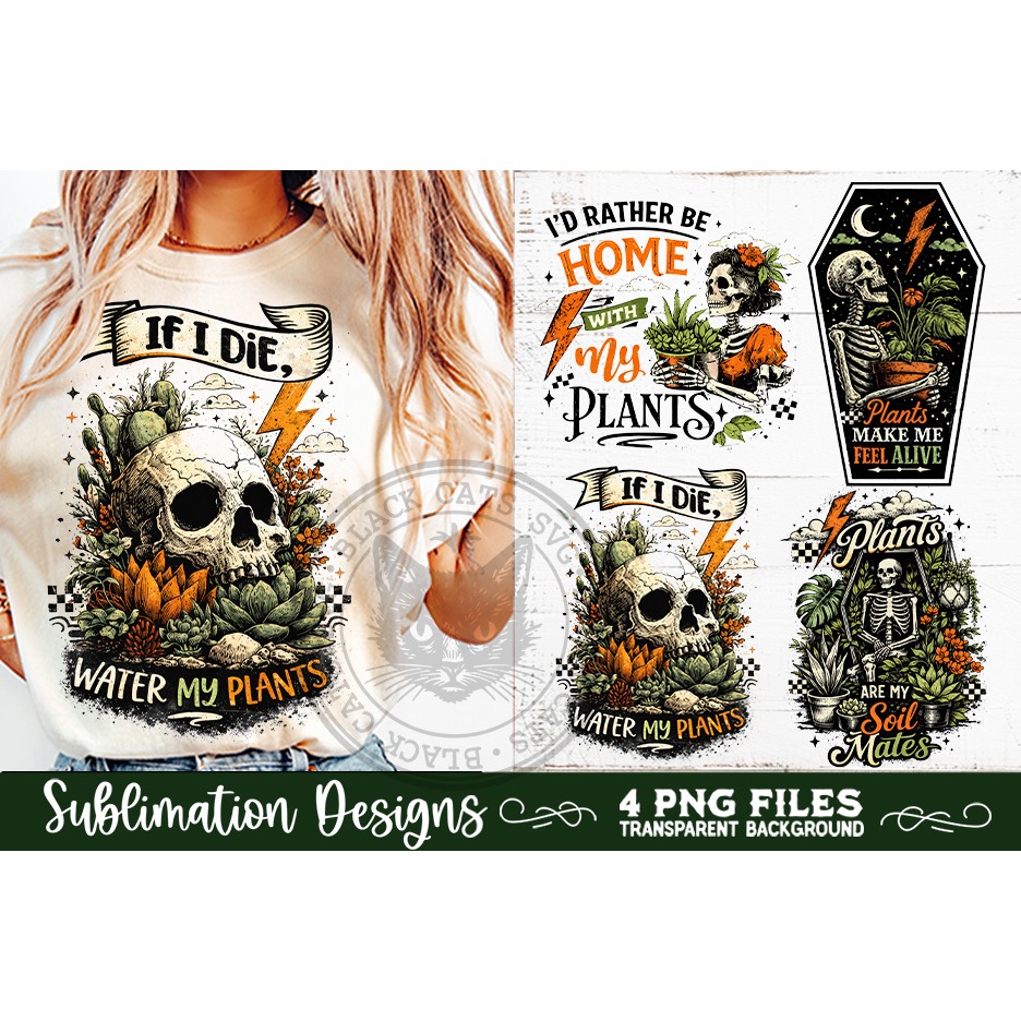 Plant Lover PNG Sublimation 4 Designs (5) 8