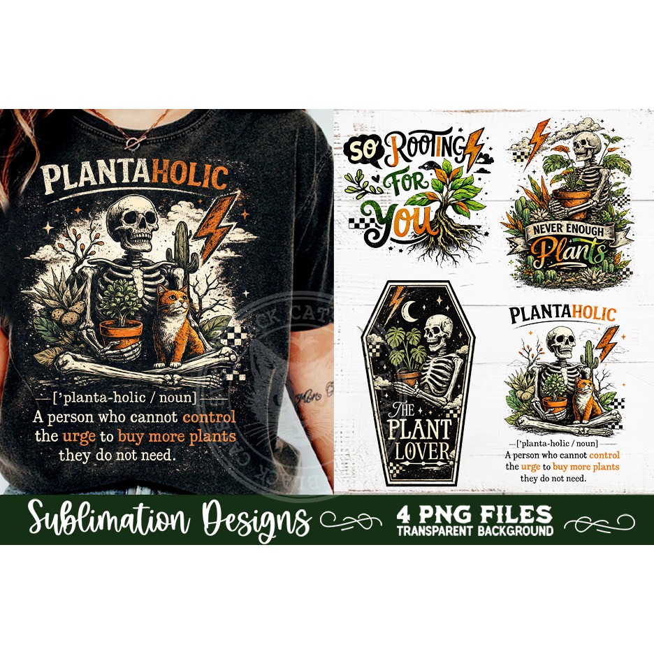 Plant Lover PNG Sublimation 4 Designs (6) 7